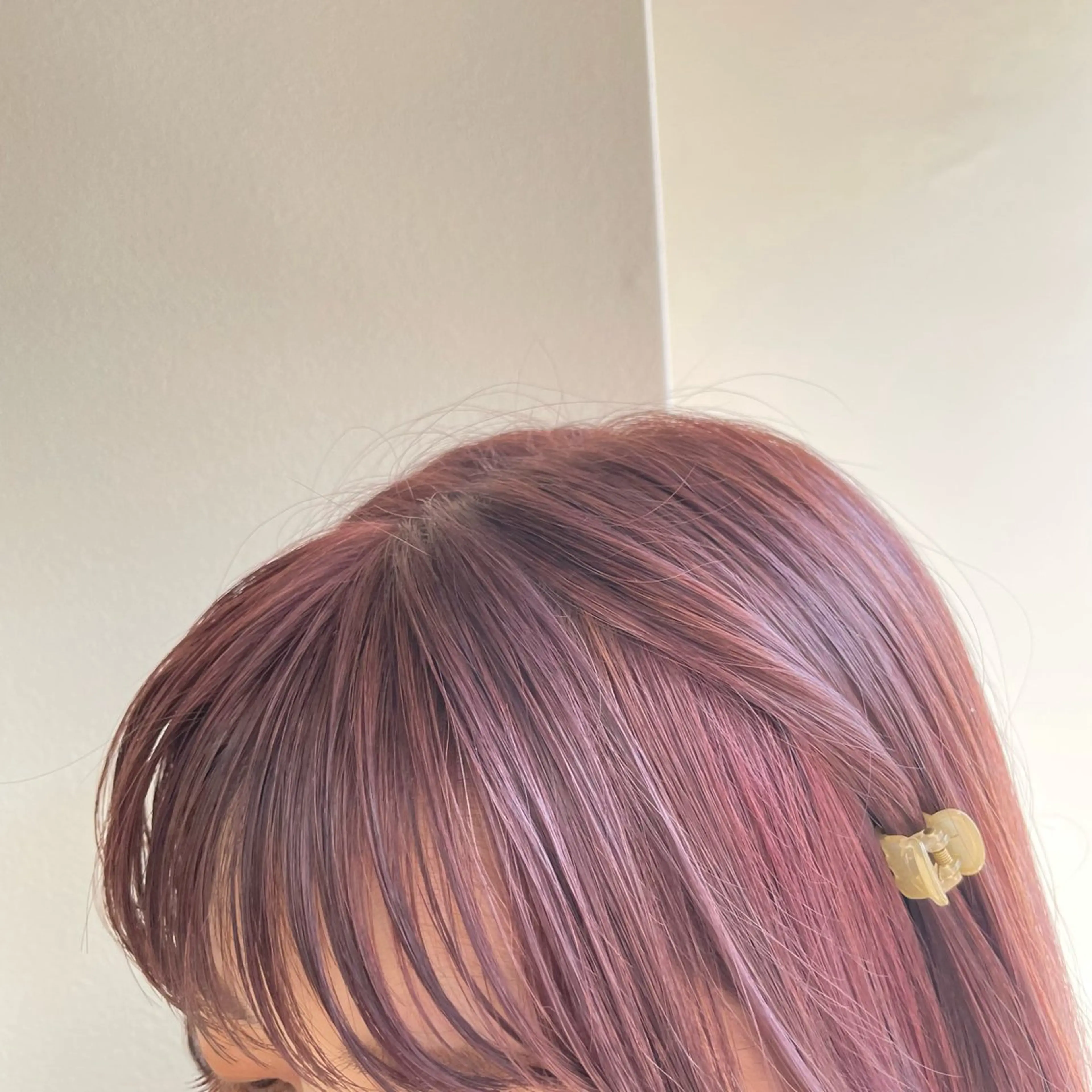 カラー ラベンダーカラー ピンクカラー ピンクラベンダー ヘアカラー Sherry/R 三川町　木村祐里奈のヘアスタイル