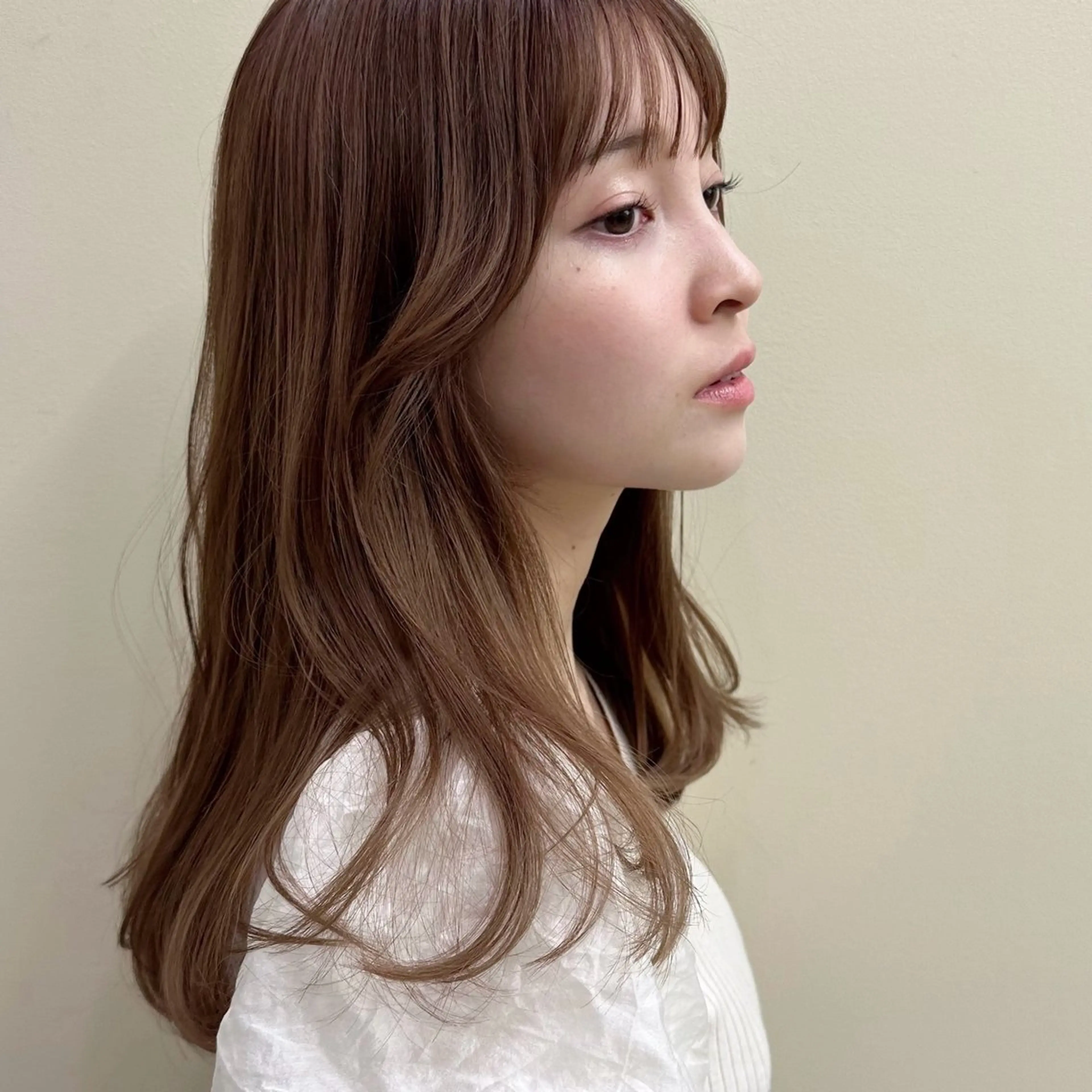 ロング カラー 高松 沙耶のヘアスタイル