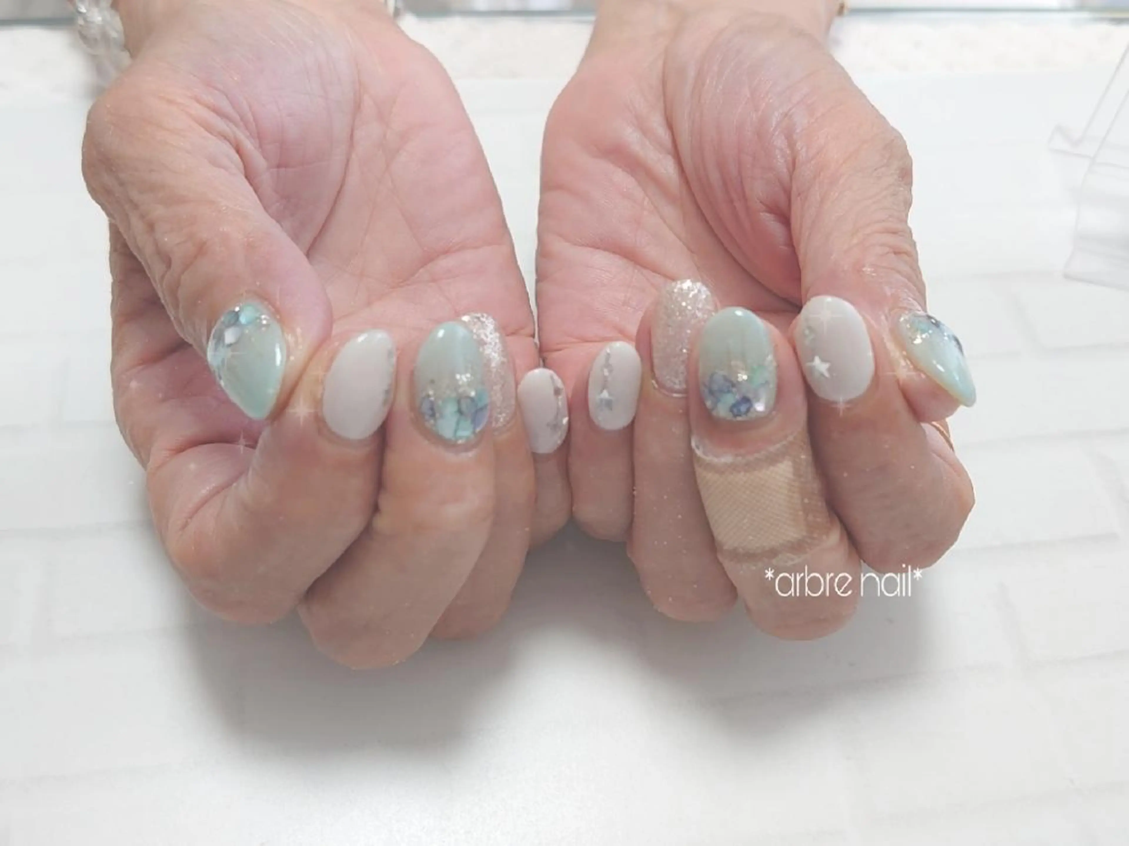 ネイル ＊arbre nail＊.アーブルネイル所属・✯.。 arbre  nail 。✯.のネイルデザイン