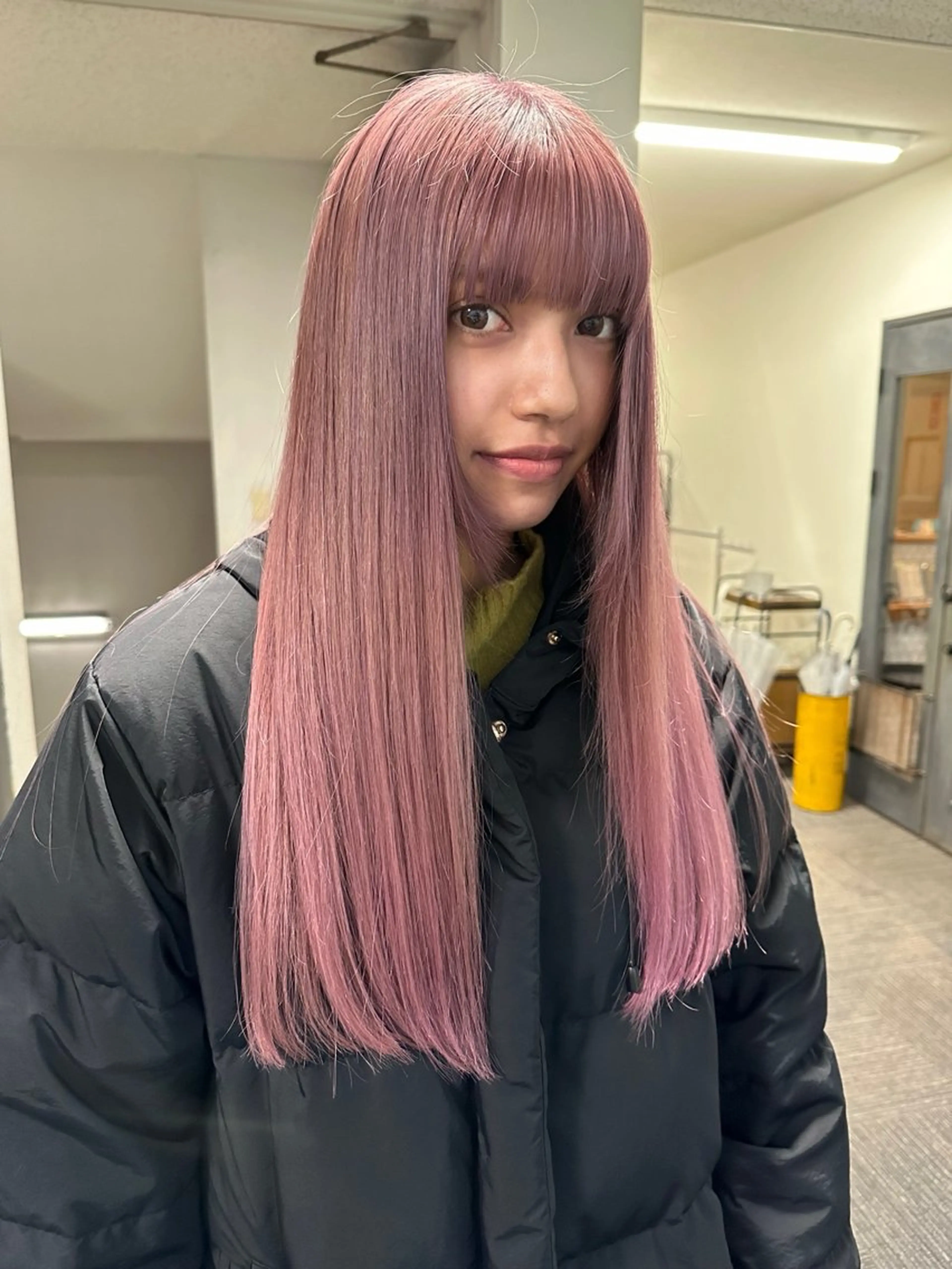 ロング 市川 蘭のヘアスタイル