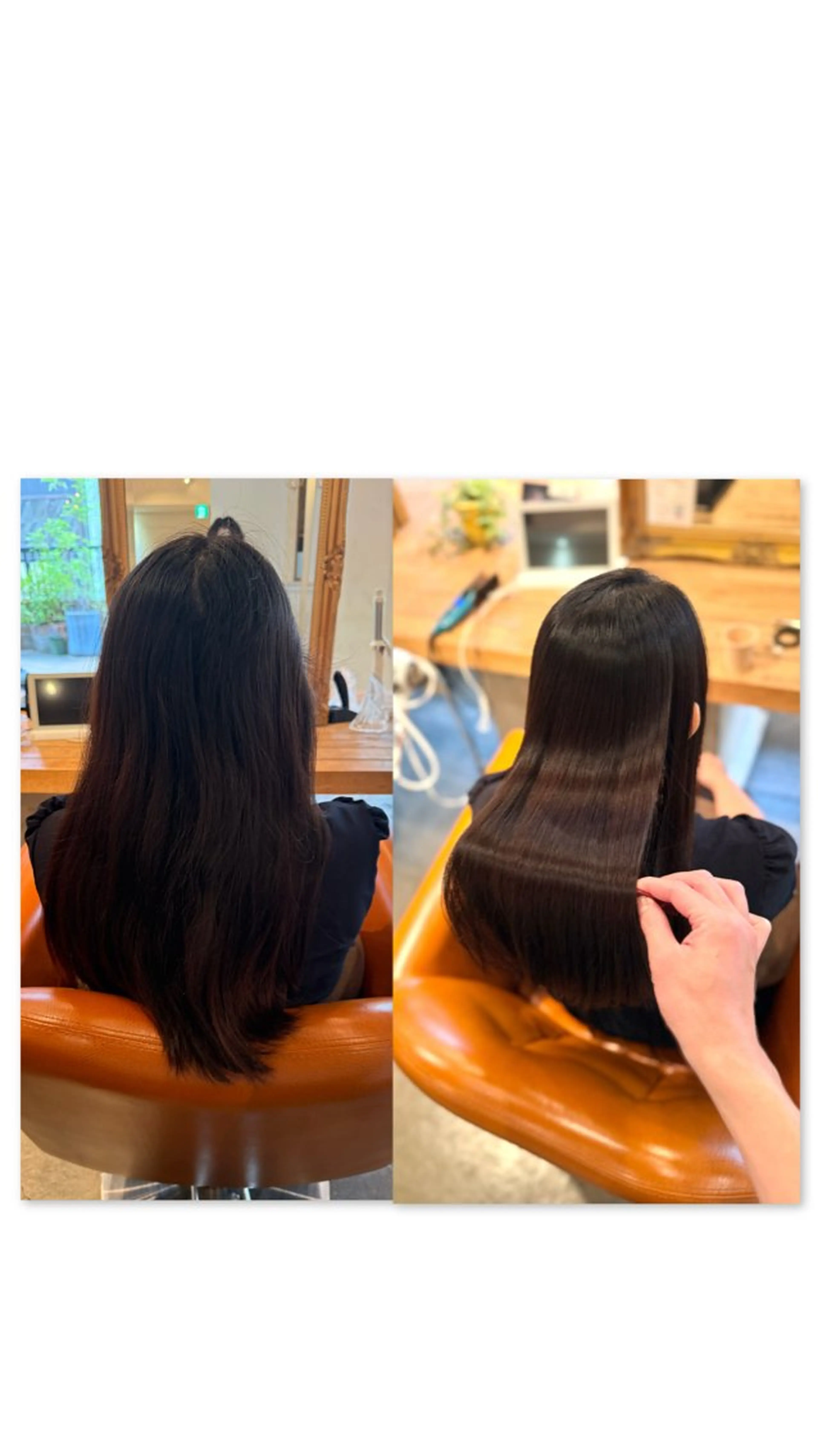 セミロング カット 縮毛矯正 トリートメント 髪質改善/美髪矯正 林田和真のヘアスタイル