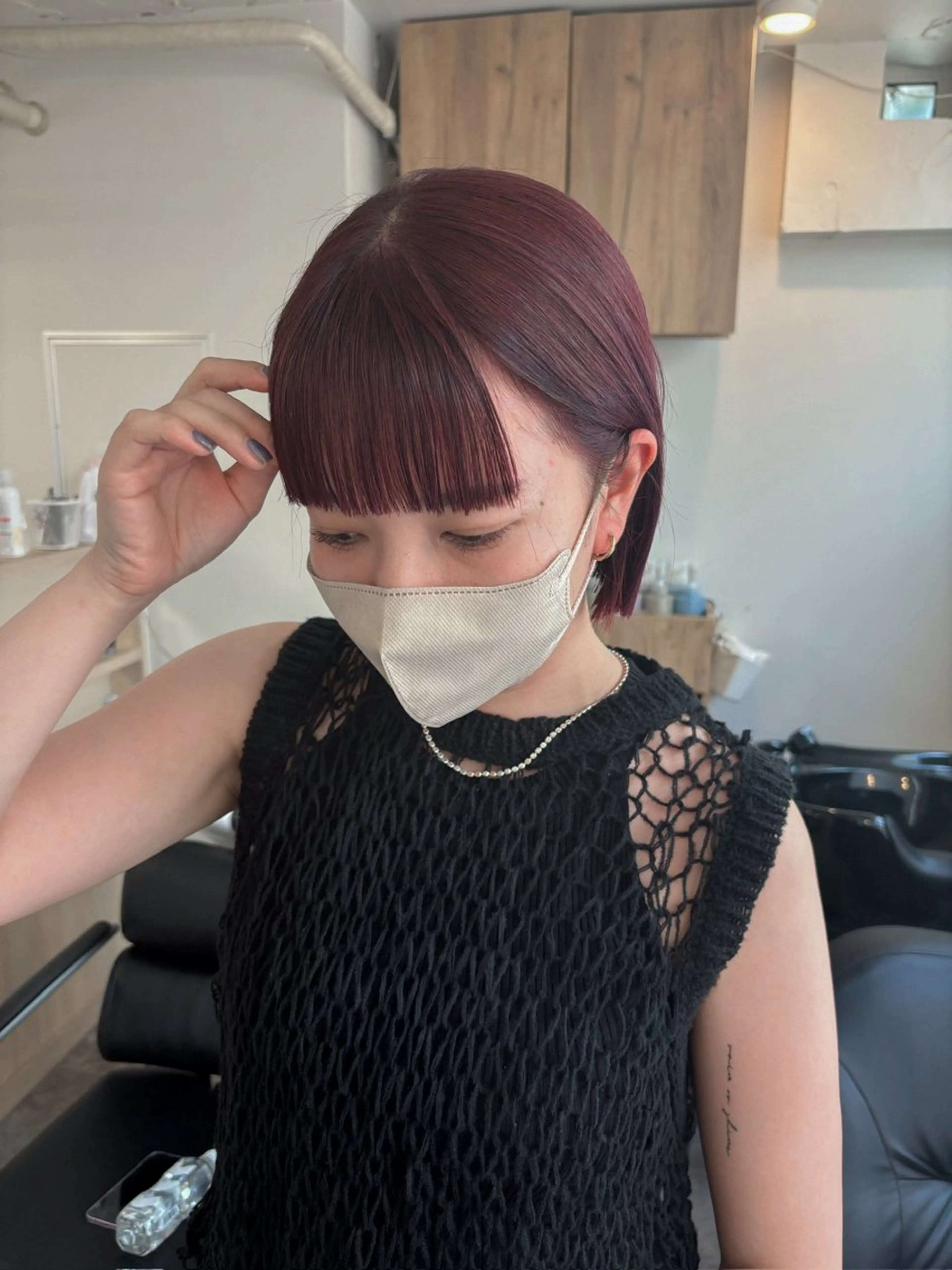 【🪡ダメージレス🪡】カット+ダブルカラー+トリートメント🍯（ブリーチなし）の写真