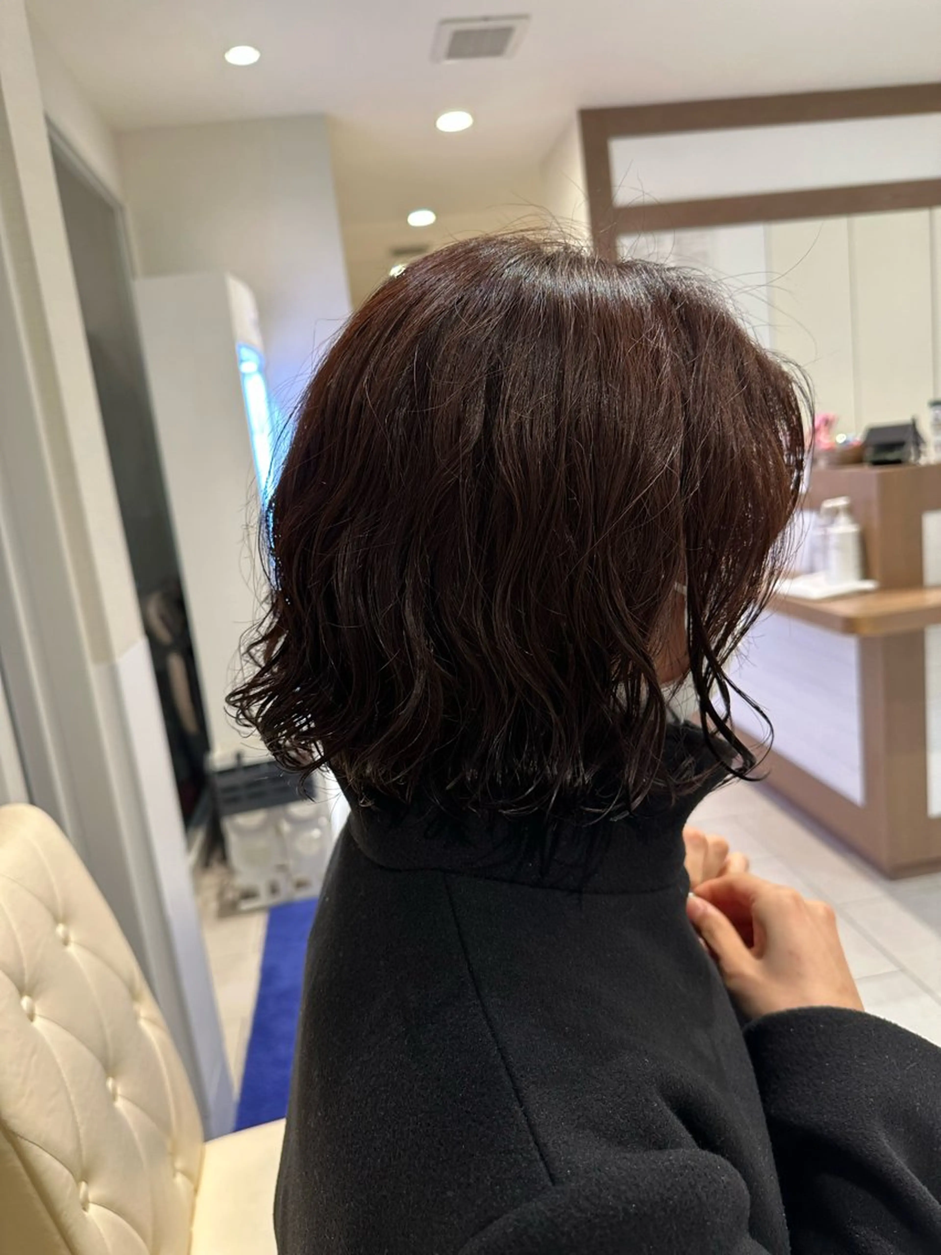 ミディアム パーマ 田畑 あやののヘアスタイル