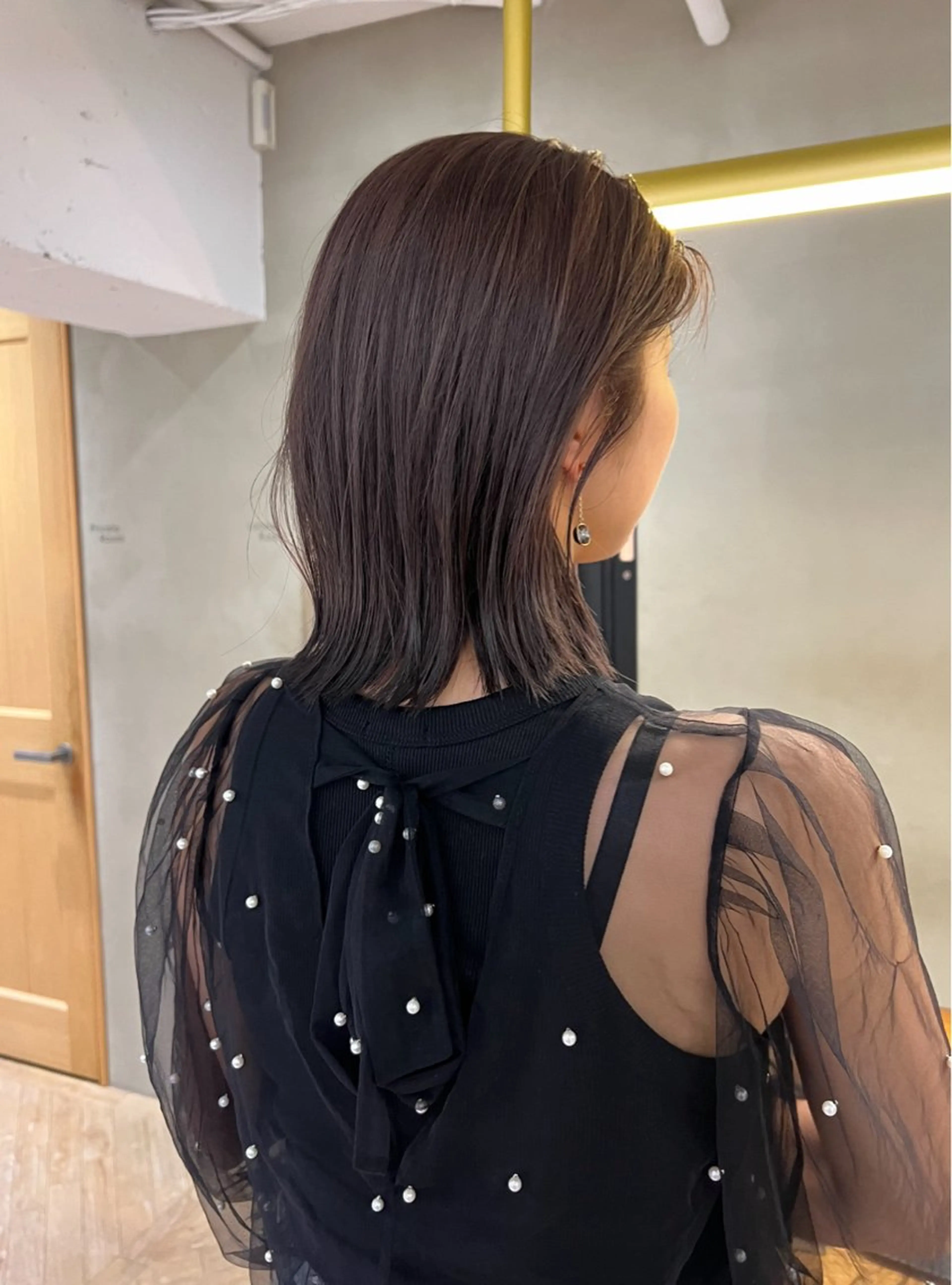 ショート ヘアカラー 似合わせレイヤー ＆透明感カラーのヘアスタイル