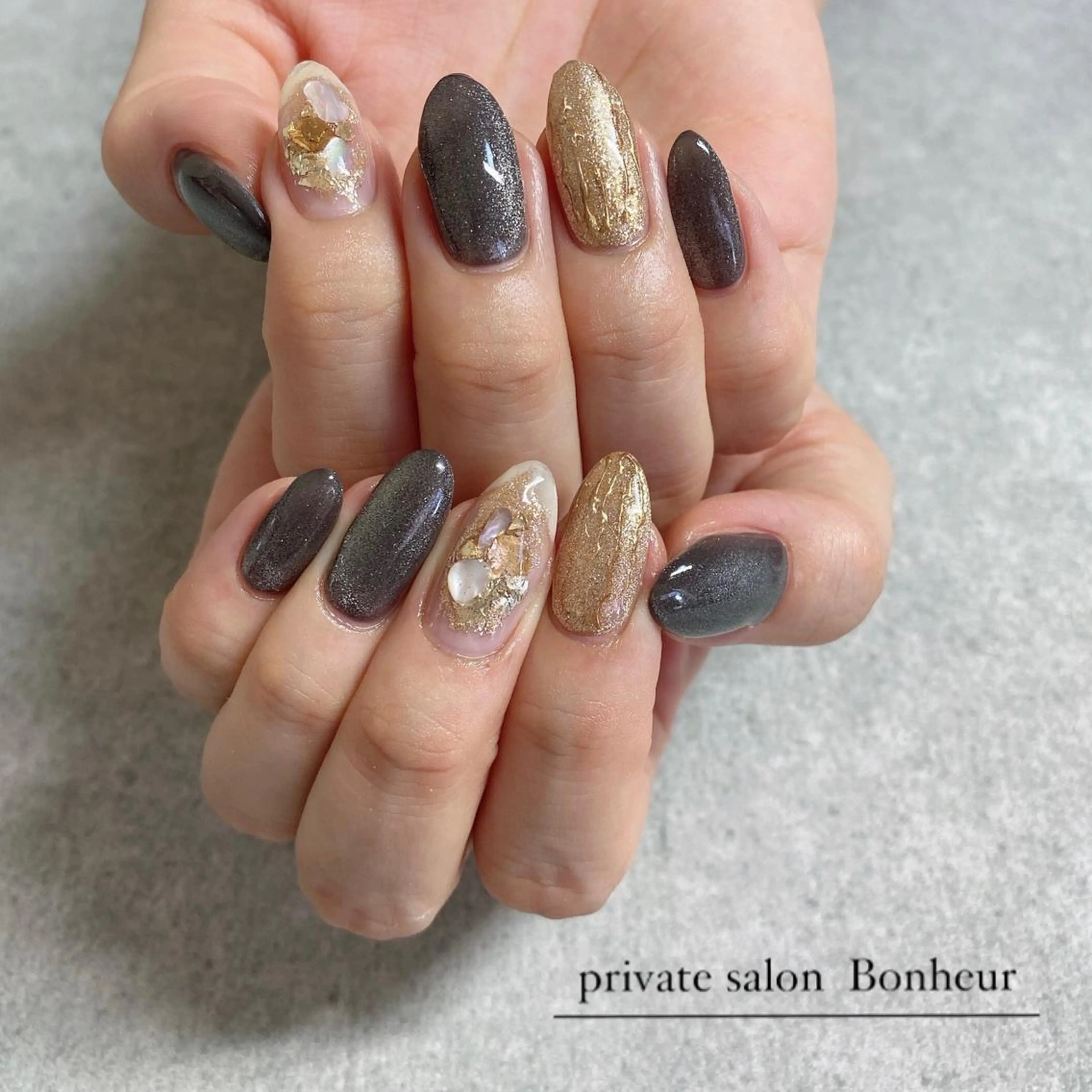 ネイル ハンドネイル BONHEUR Annaのネイルデザイン