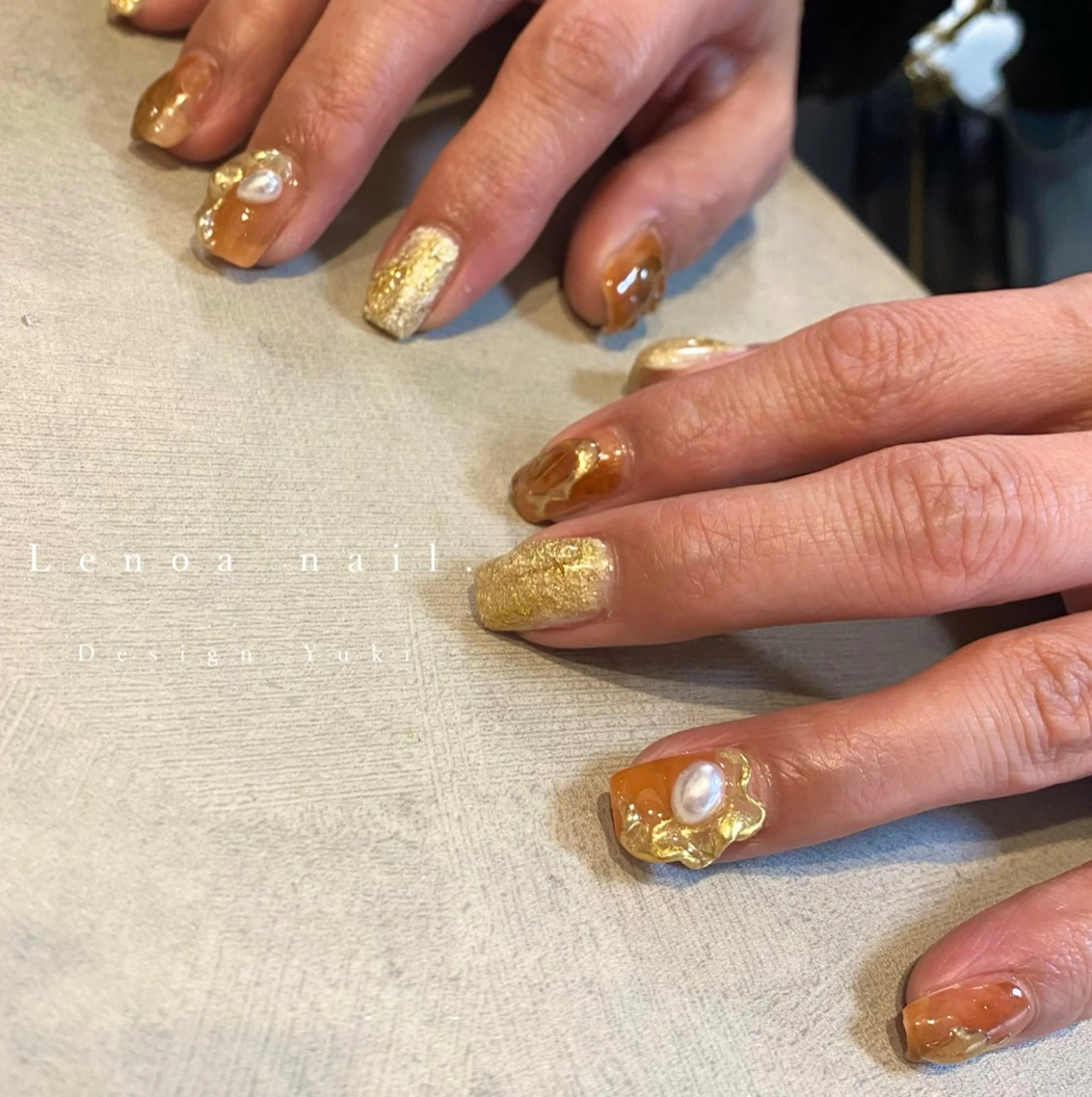 ネイル ハンドネイル Lenoa Yukiのネイルデザイン