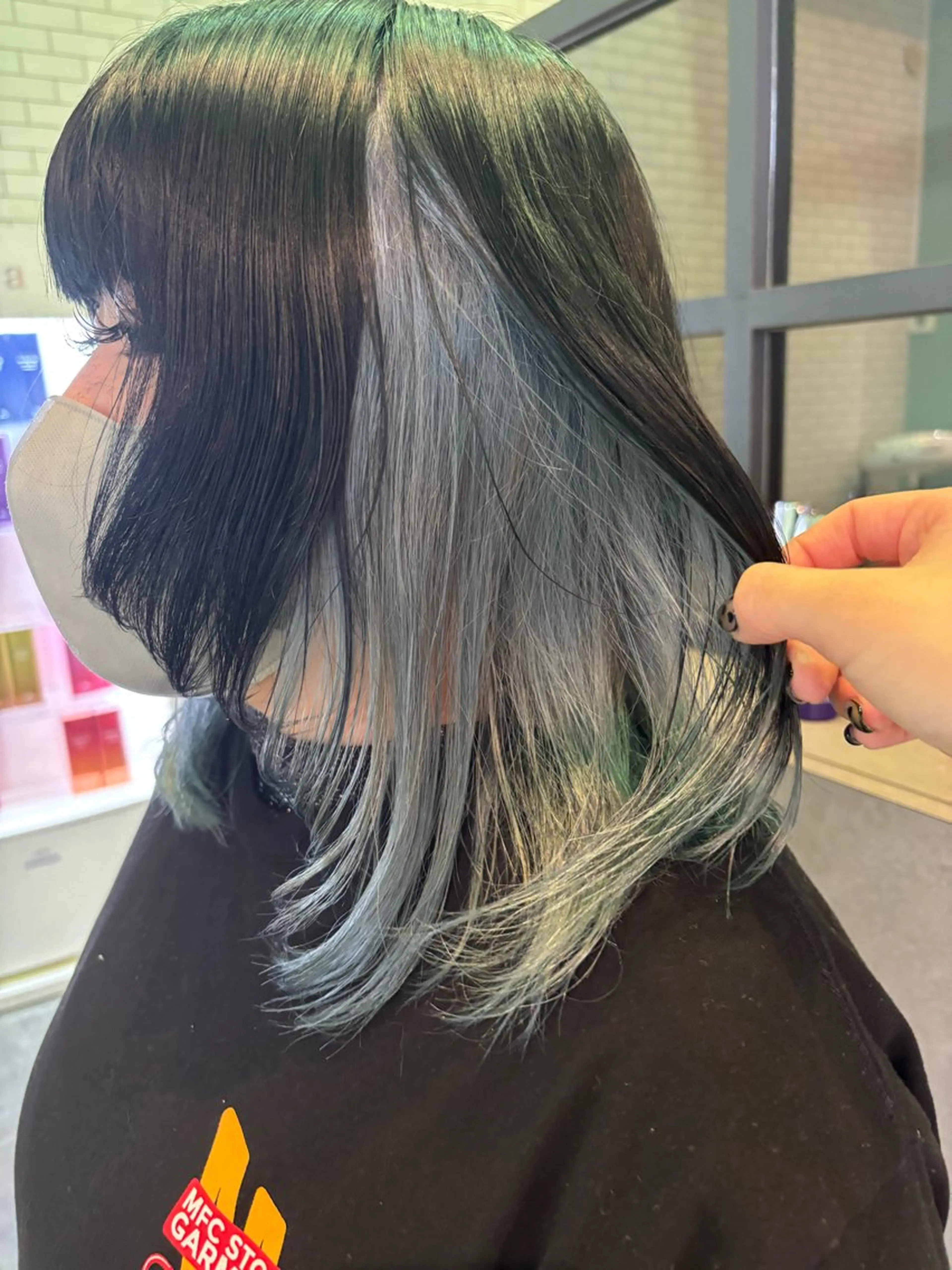 ミディアム カラー ブリーチ ヘアカラー 古田 穂香/似合わせカラーのヘアスタイル