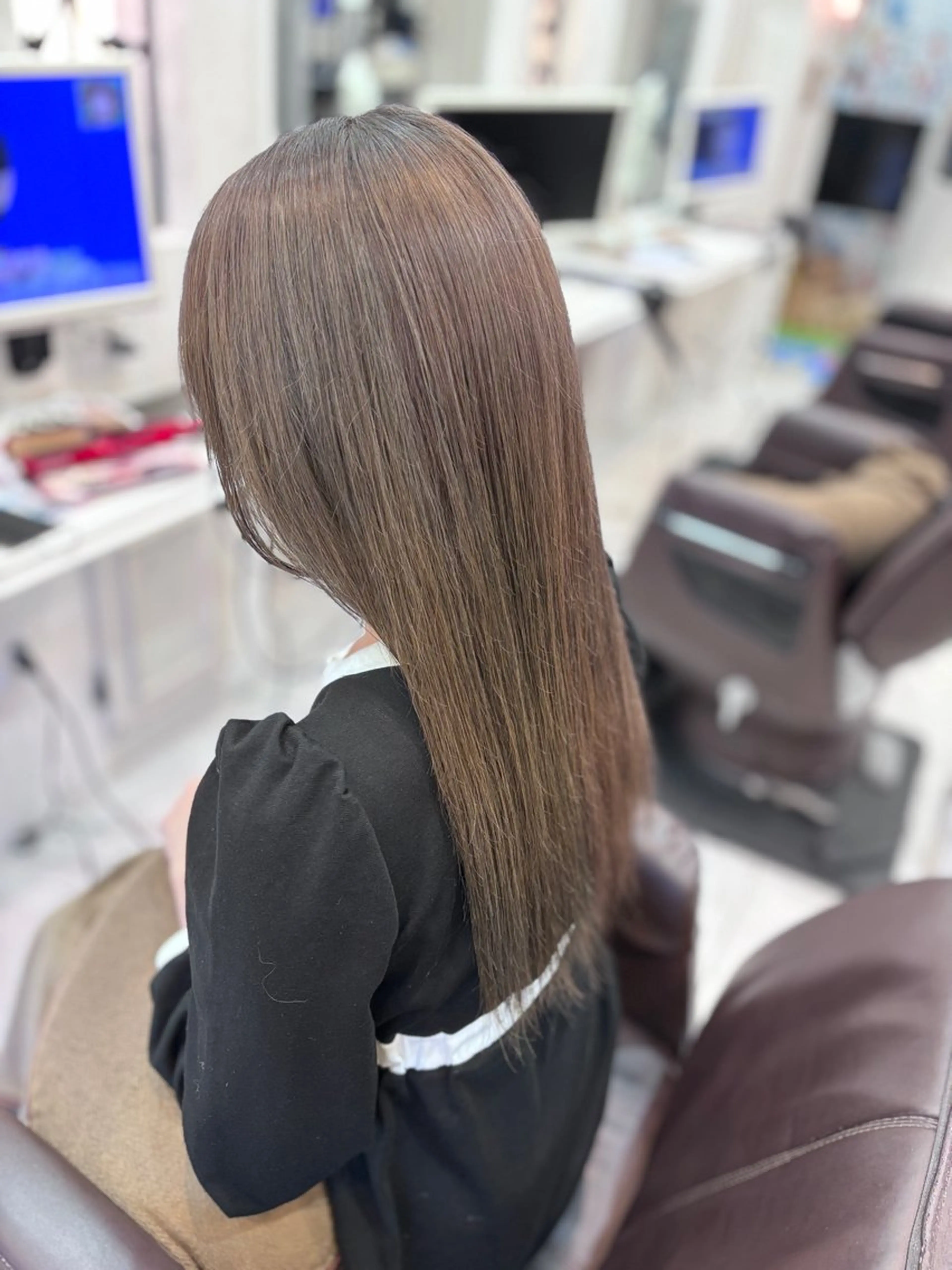 ロング カット ヘアカラー トリートメント 🫧Shanti🫧 ばんだいのヘアスタイル