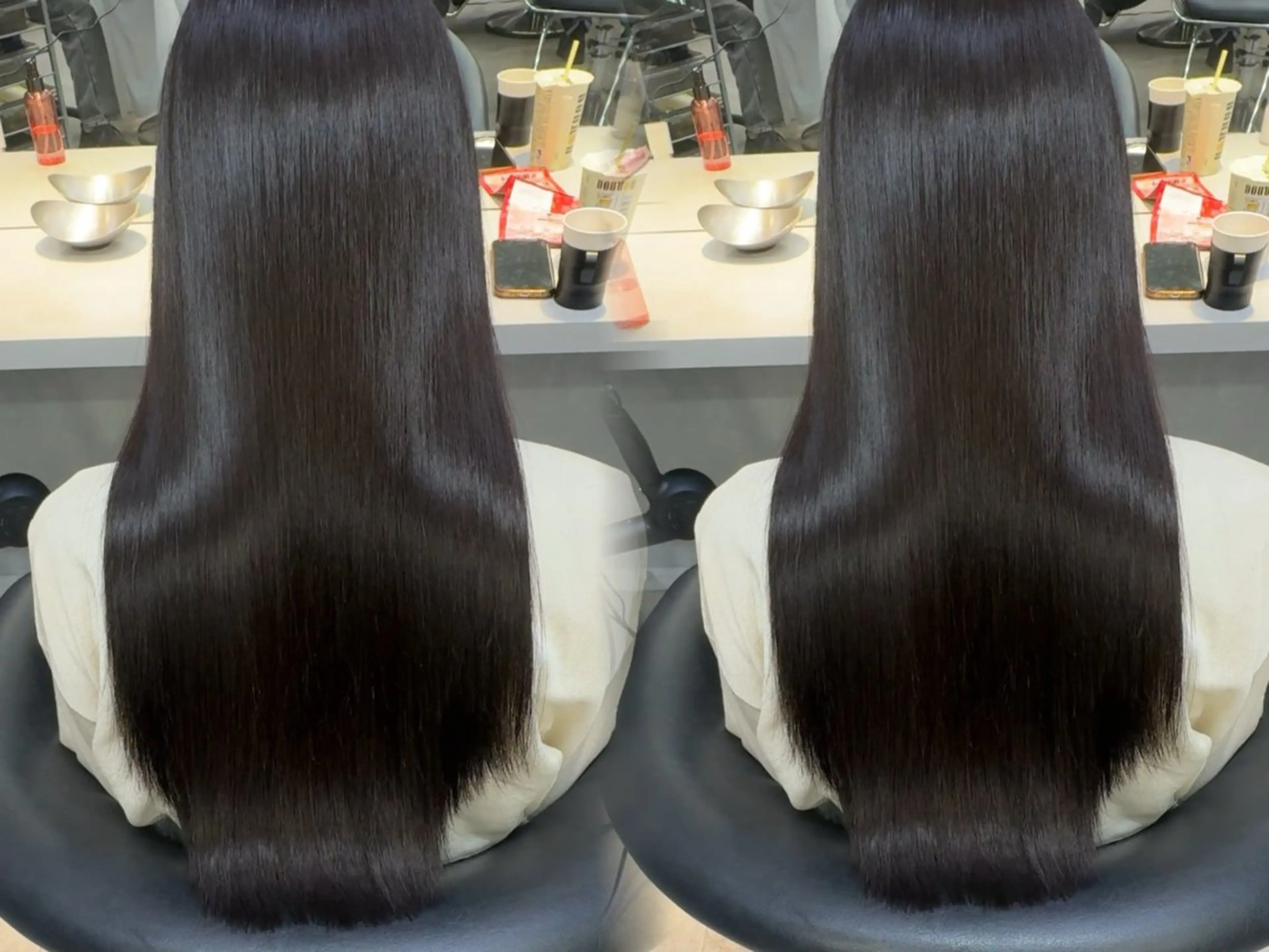 ロング カット 縮毛矯正 トリートメント 池袋/韓国/レイヤー 髪質改善/村上けいとのヘアスタイル