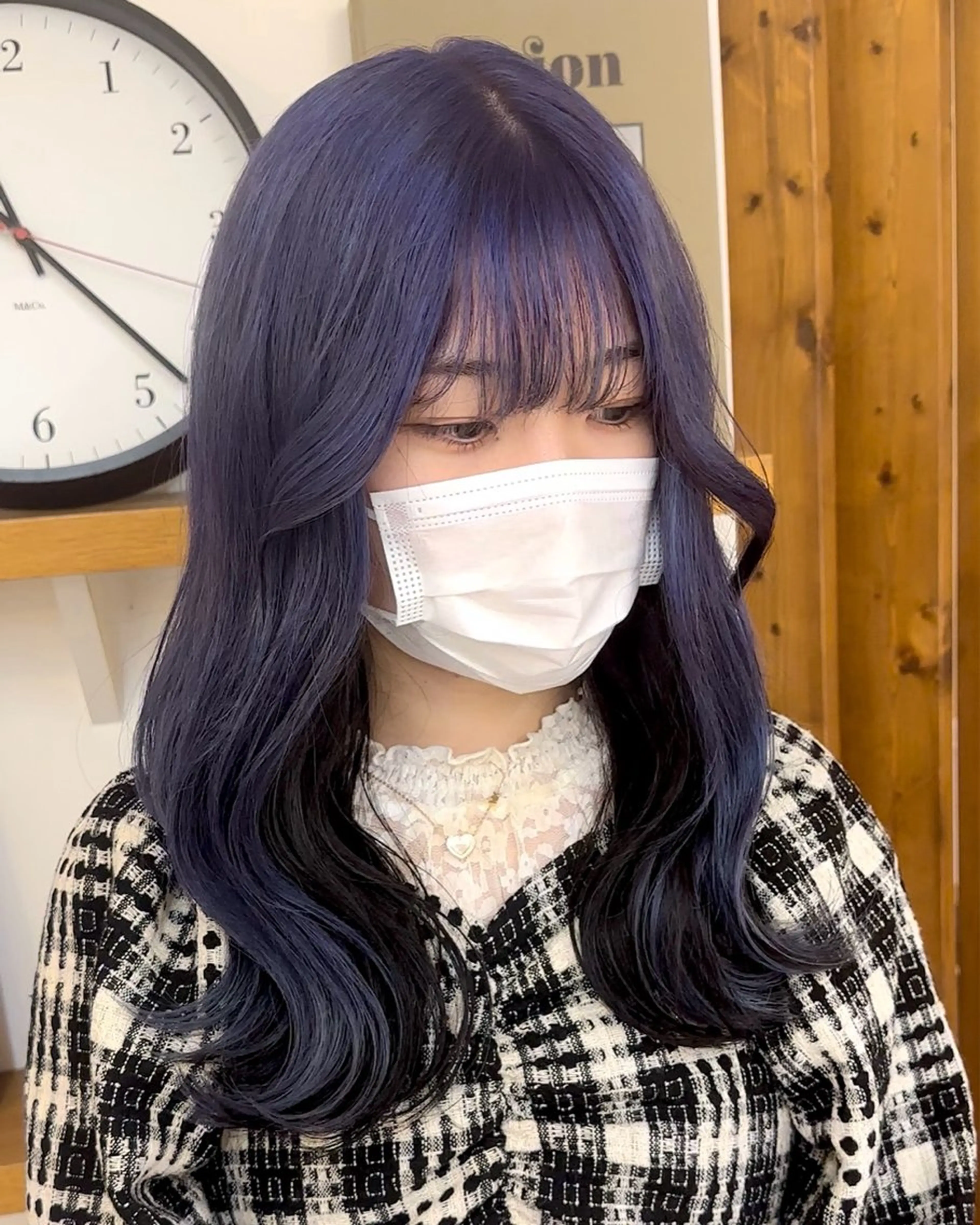 セミロング カラー カット ヘアカラー トリートメント 似合わせボブ/ハイ トーン/hisatoのヘアスタイル