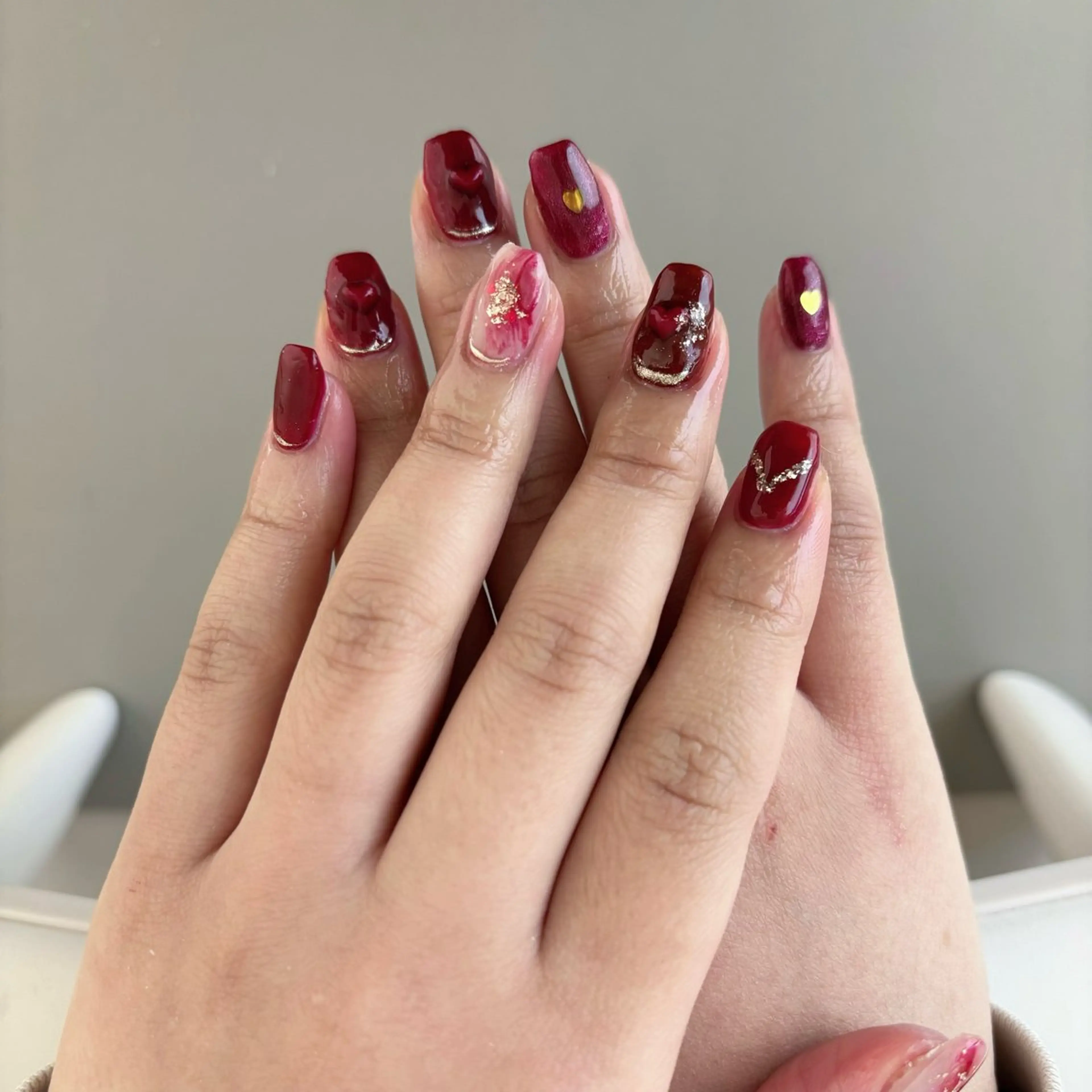 ネイル フレンチネイル ジェルネイル キラキラネイル 韓国ネイル ミラーネイル private salon zzz…のネイルデザイン