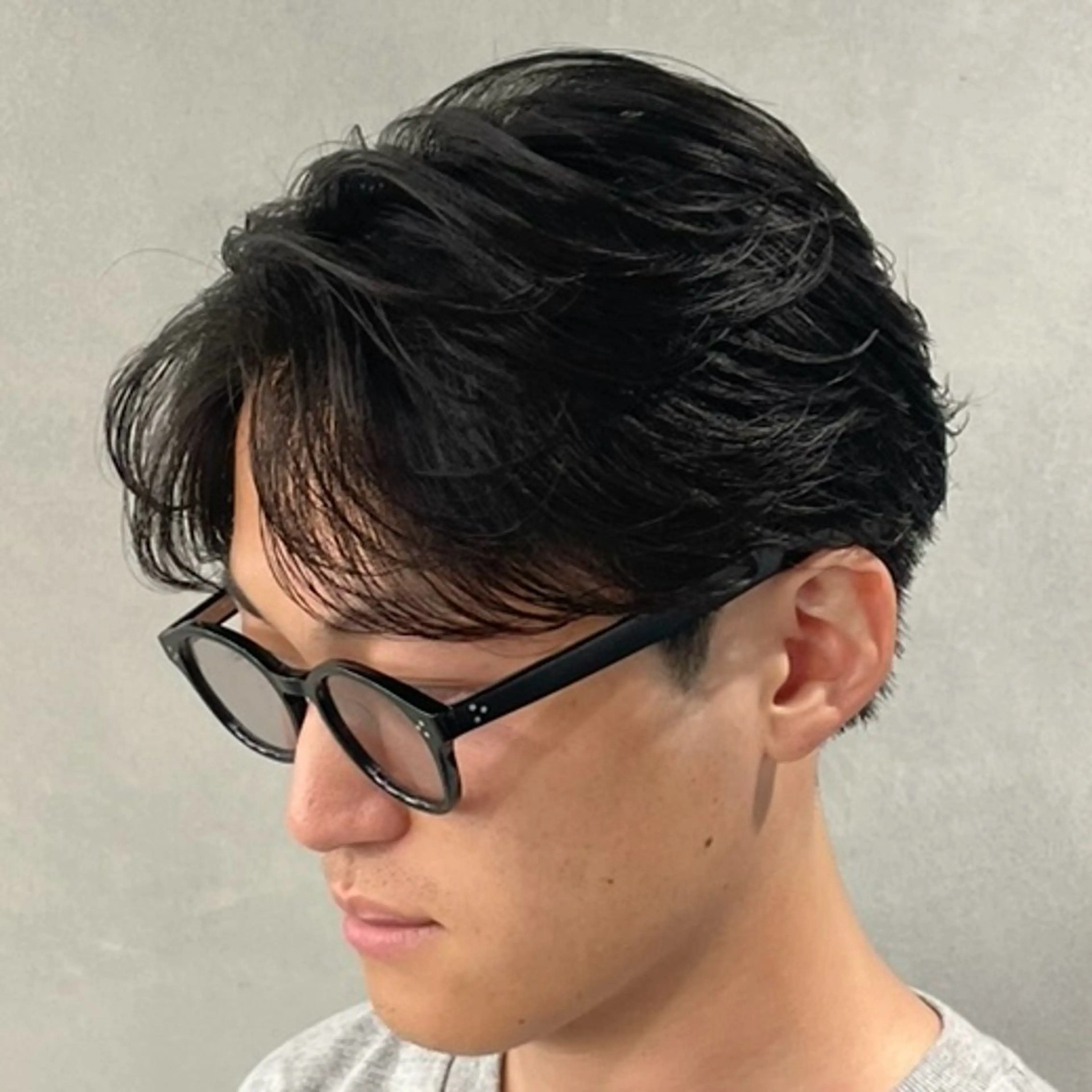 ミディアム パーマ ヘアアレンジ メンズ fifth 石川 凪のヘアスタイル
