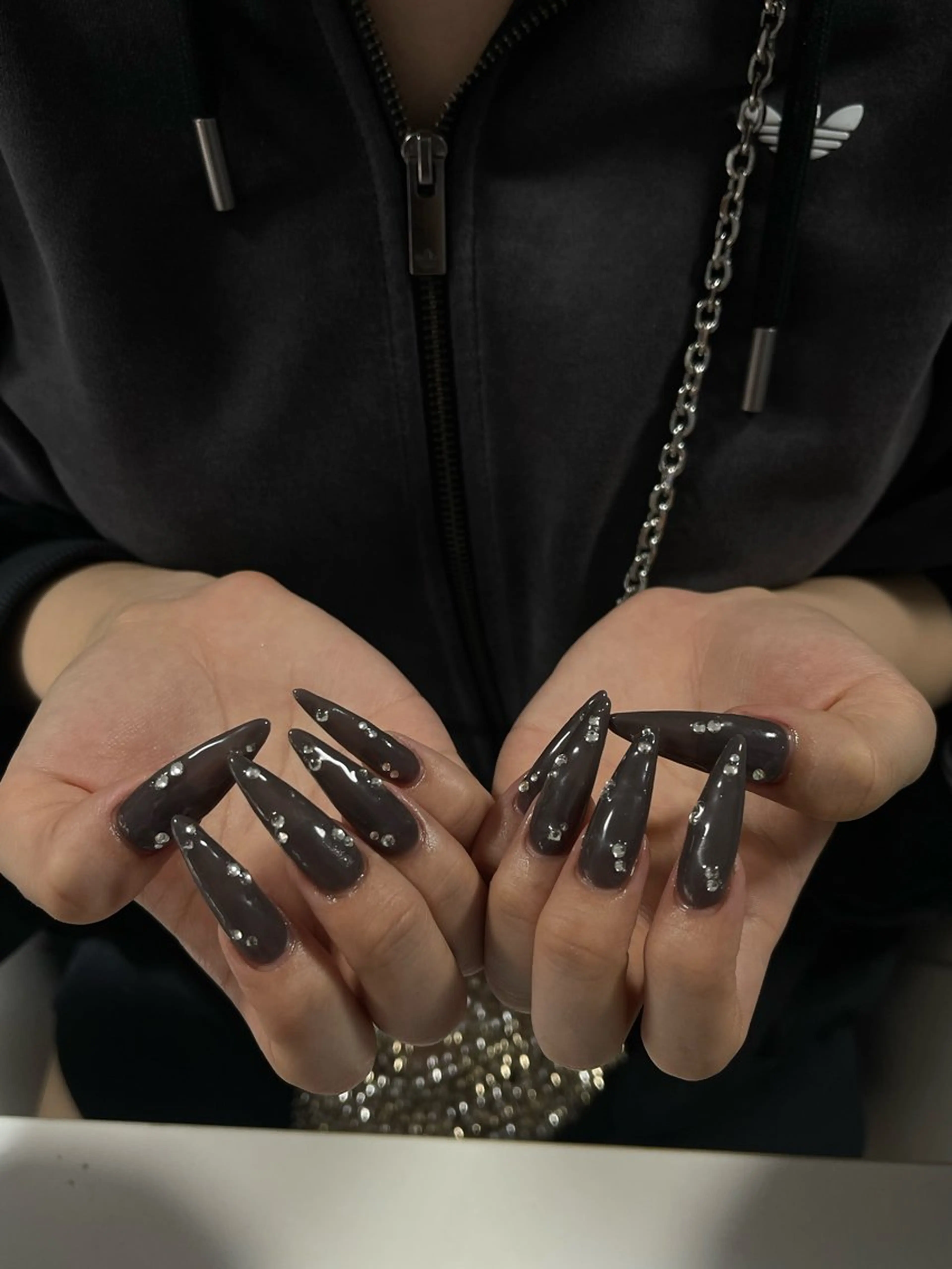 ネイル ジェルネイル グラデーション キラキラネイル ミラーネイル ニュアンスネイル ハンドネイル Kitty Nailのネイルデザイン