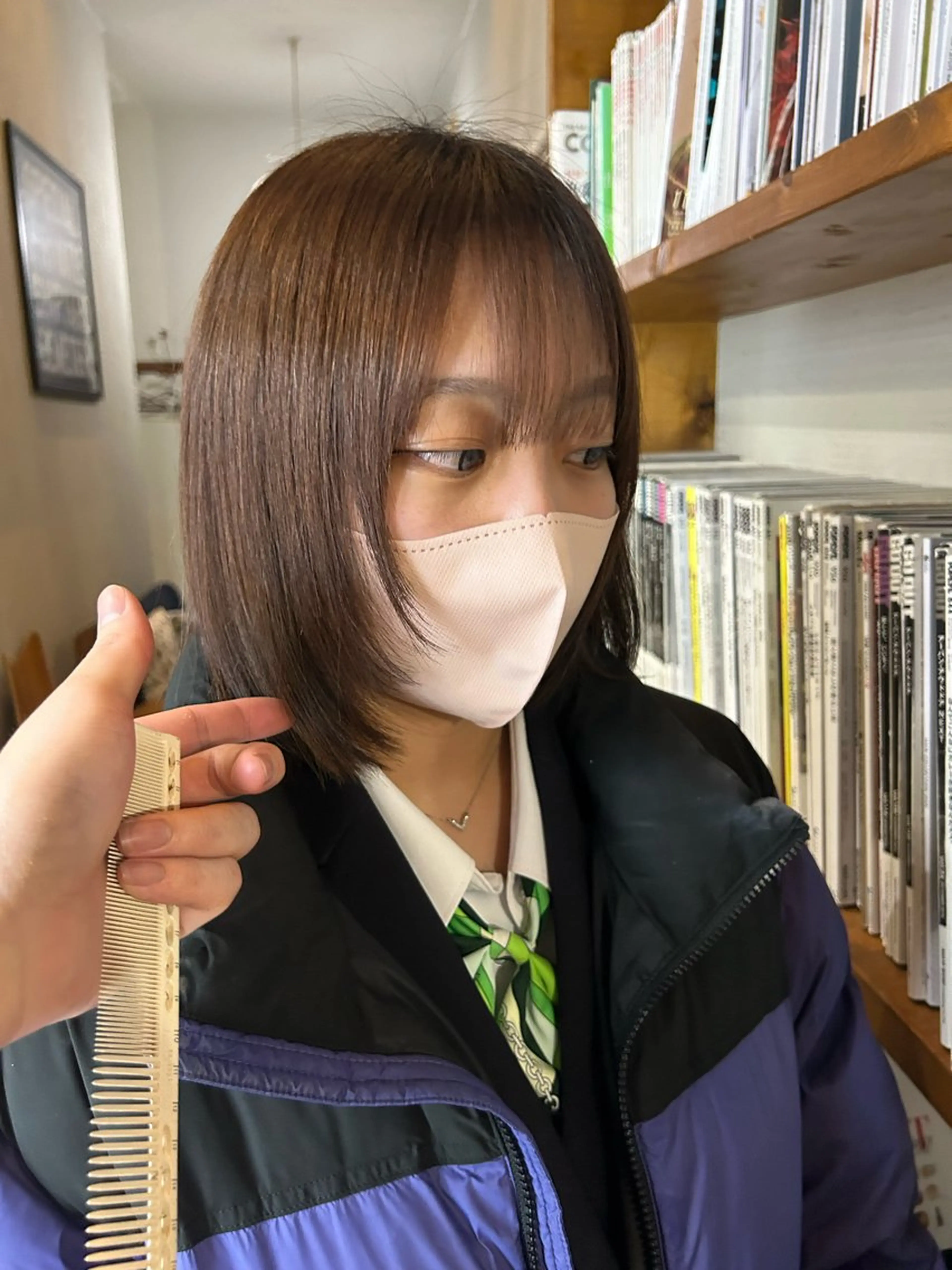 ショート 顔周りカット レイヤーカット SEESAW所属・渡辺 洸揮のヘアスタイル