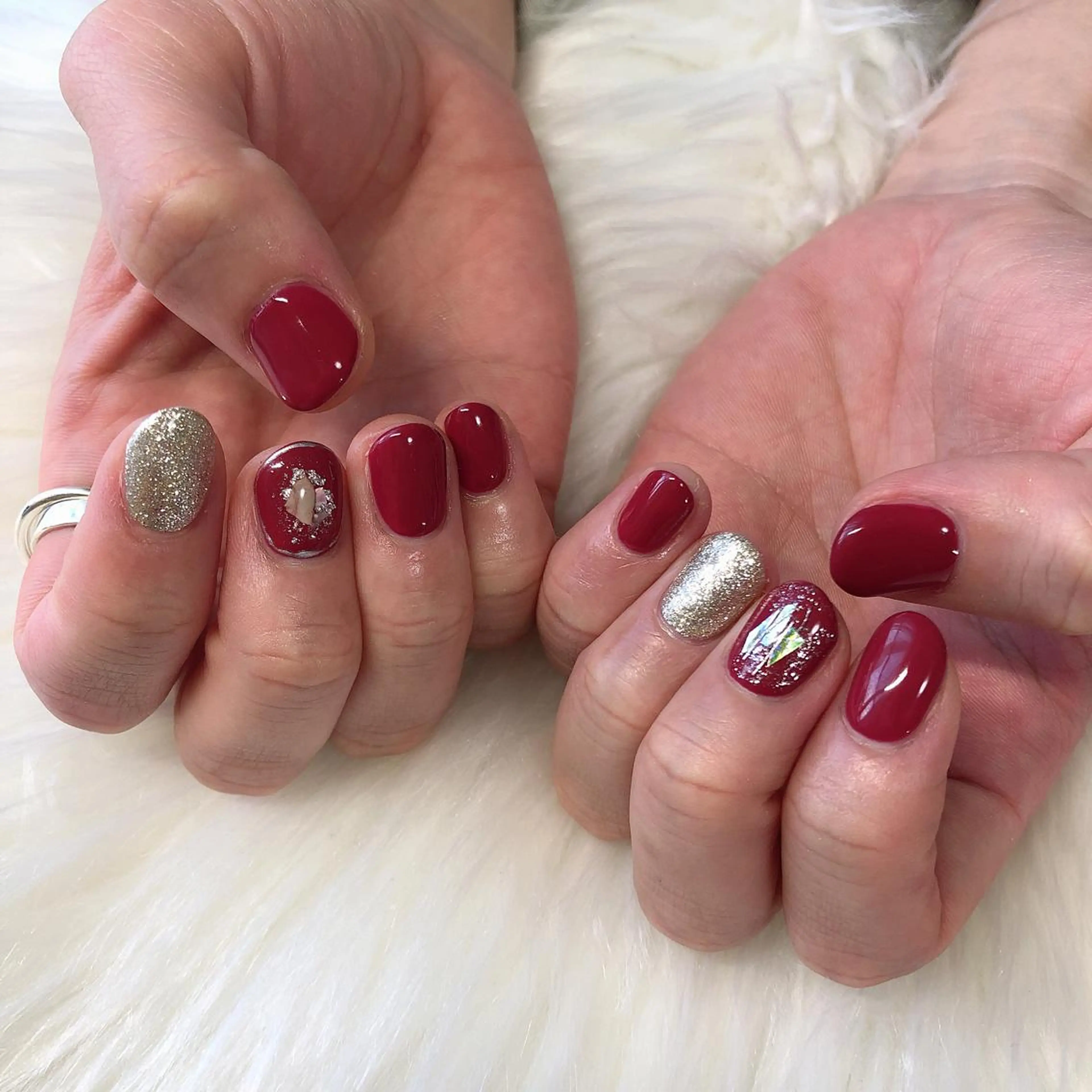 ネイル ハンドネイル 西岡 杏のネイルデザイン