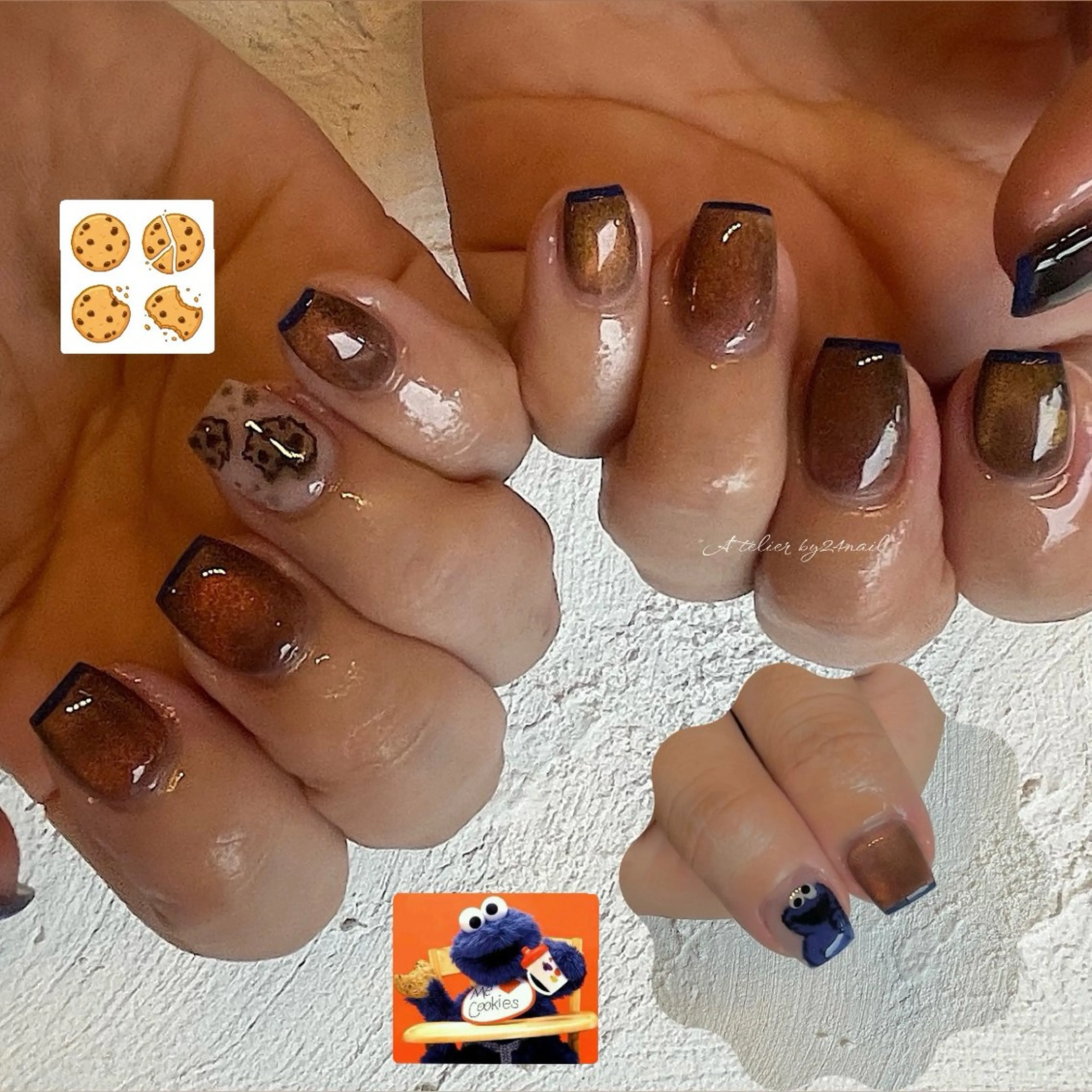 ãã€ã« ãã³ããã€ã« Atelier by 24nail/Ayaã®ãã€ã«ãã¶ã€ã³