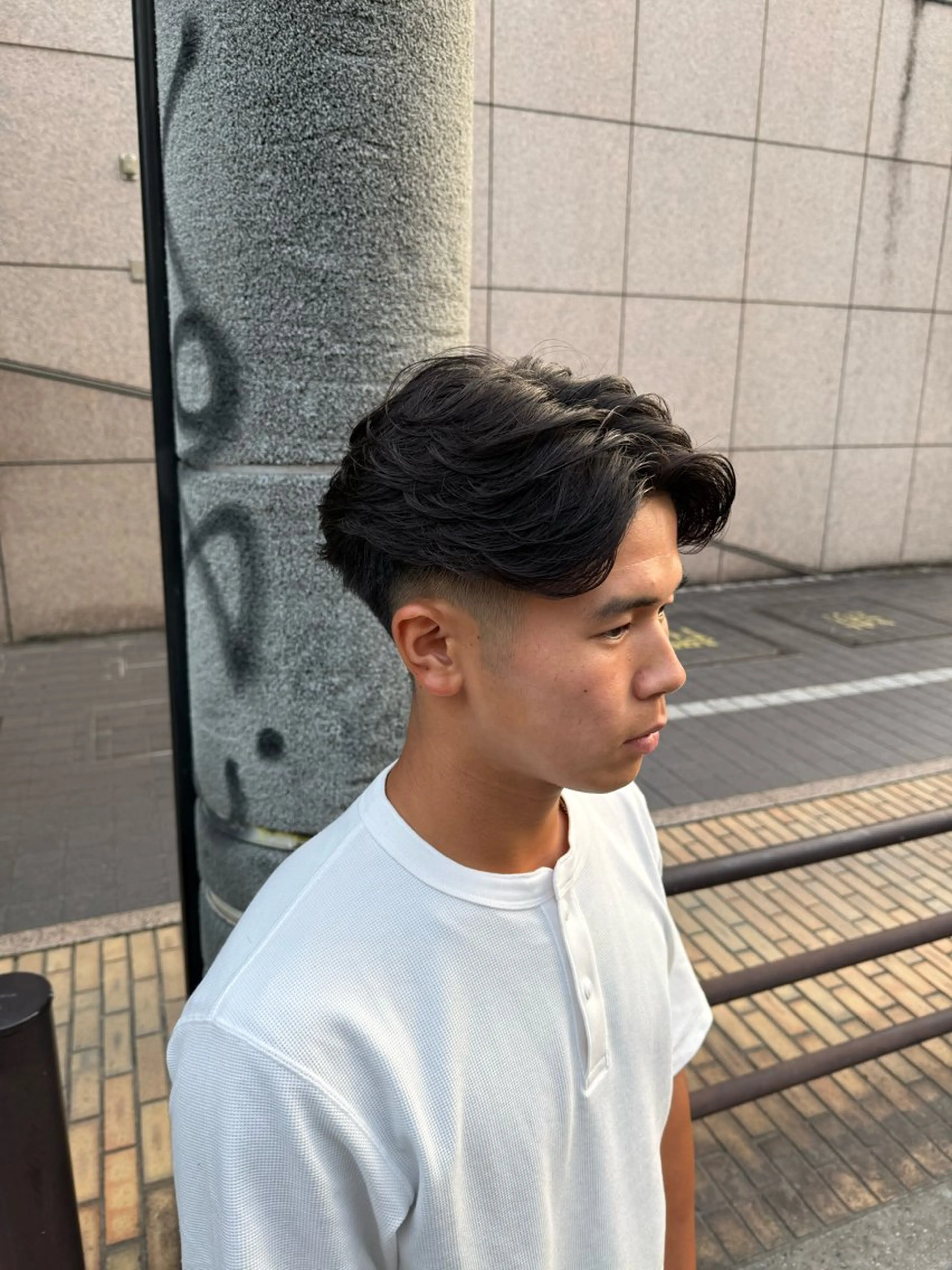 パーマ メンズ カット パーマ 【メンズパーマ専門】 質感職人/牧野成瀬のヘアスタイル