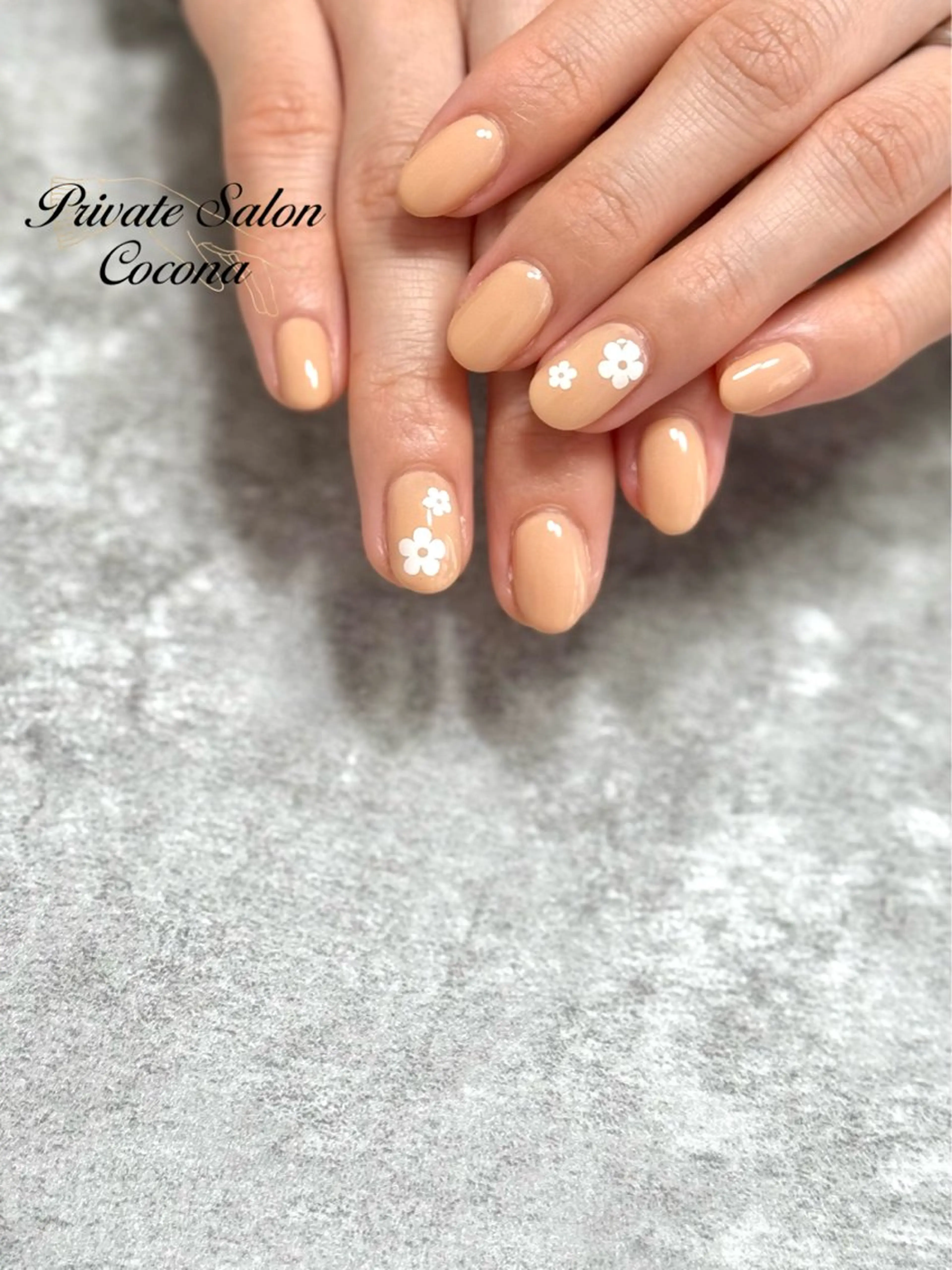 ネイル ワンカラーネイル ハンドネイル プライベートサロン nailcoconaのネイルデザイン