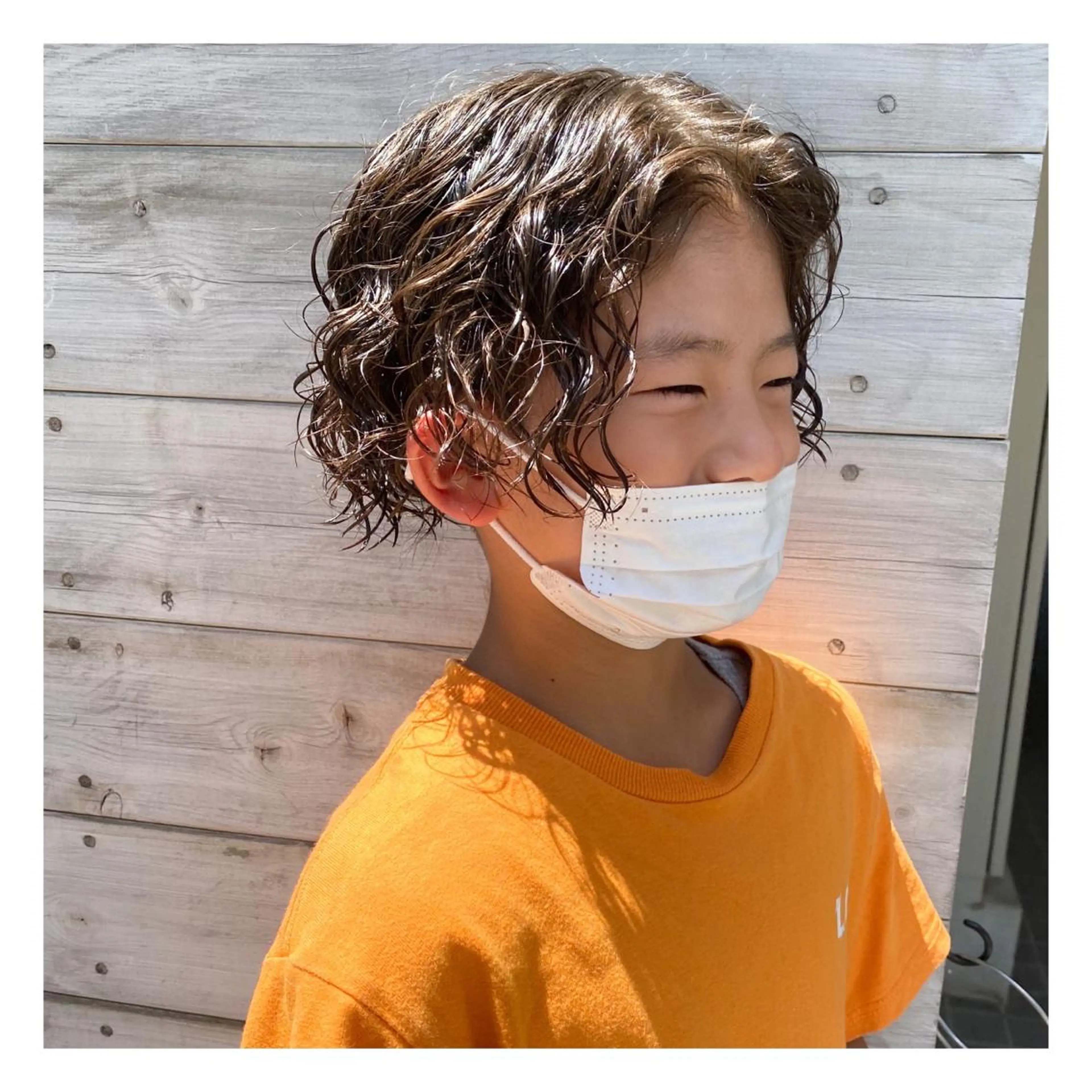 パーマ メンズ 菊池大一 溝の口パーマのヘアスタイル