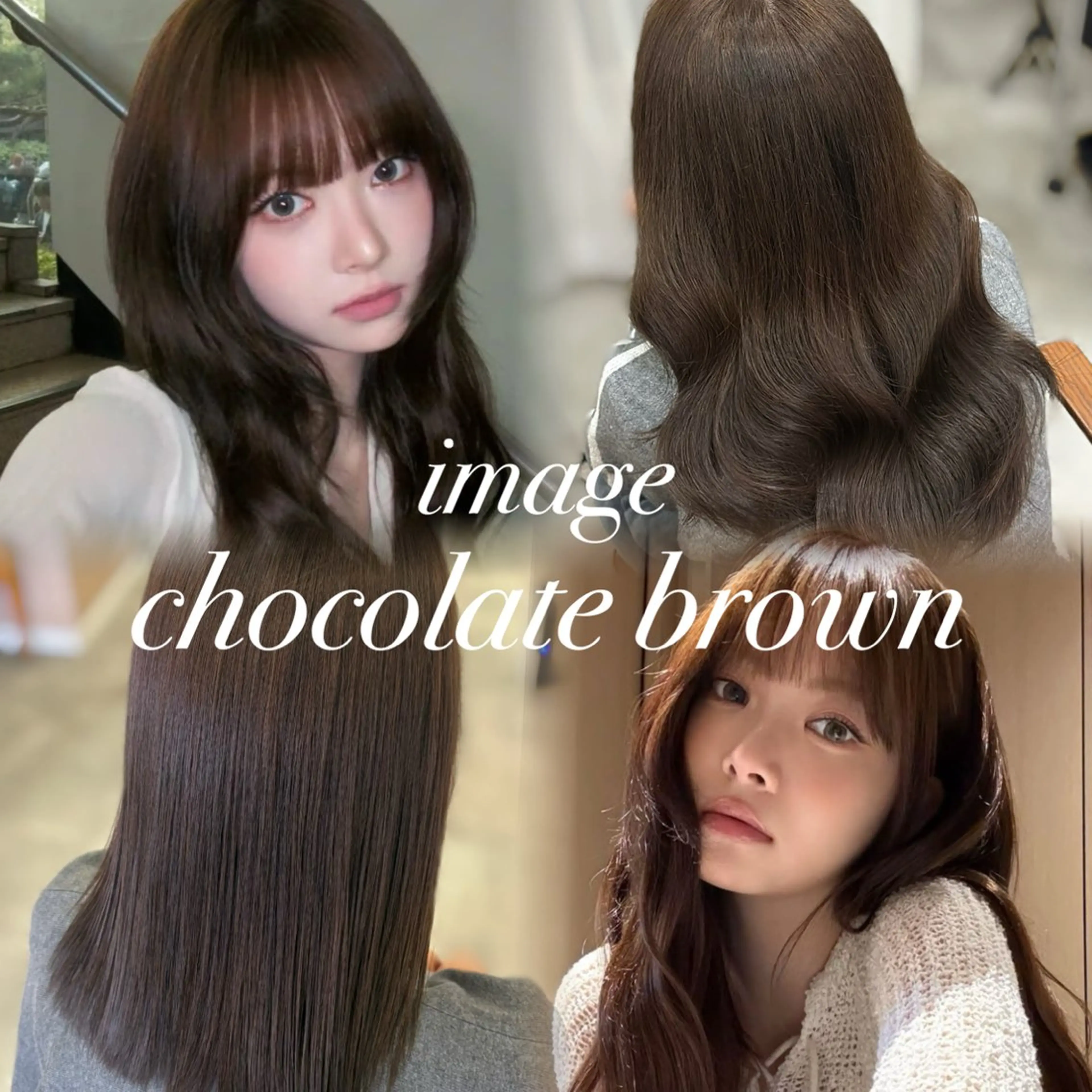 《透明感×艶》🤎チョコブラウンの写真