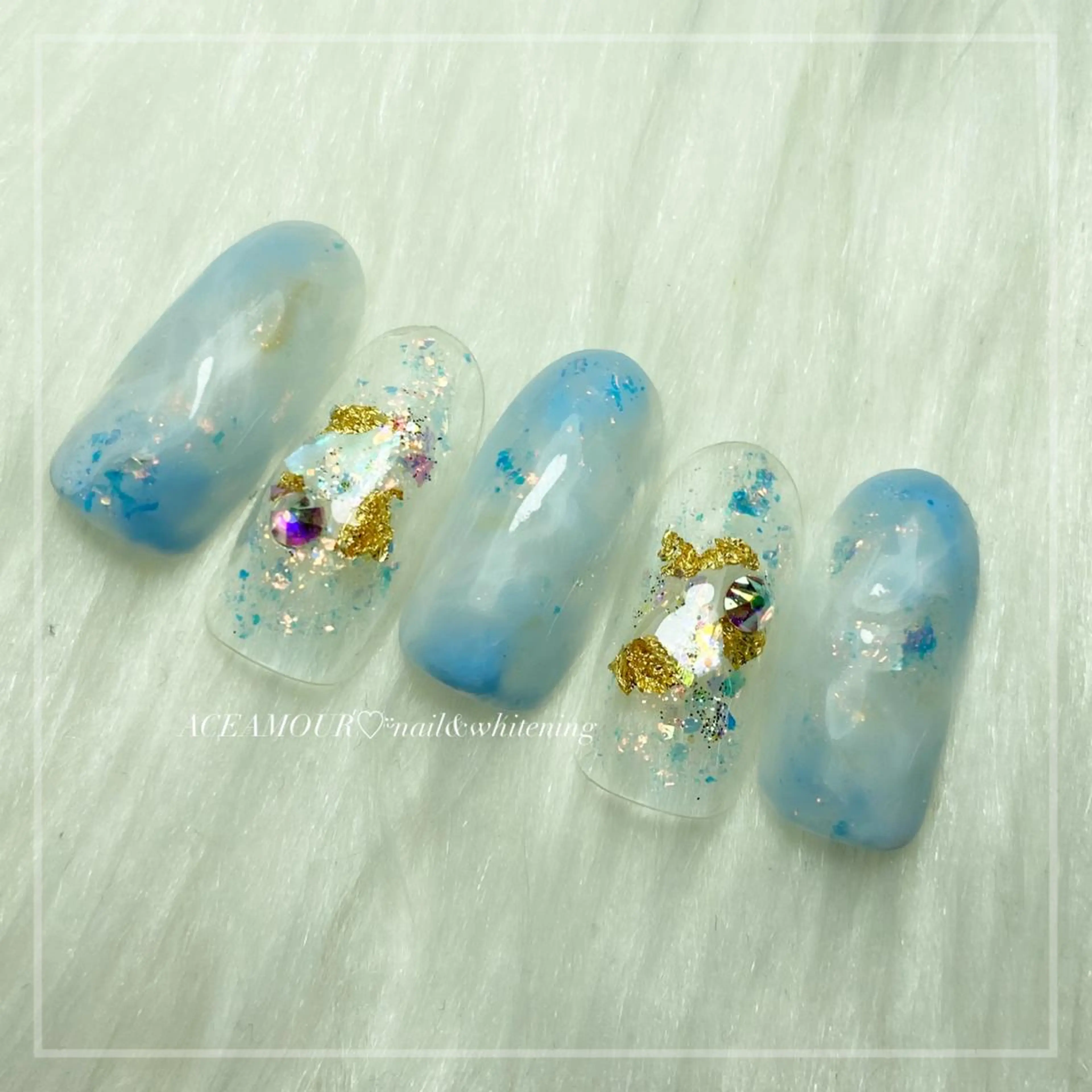 ネイル ネイル/耳つぼ /新ホワイトニングのネイルデザイン