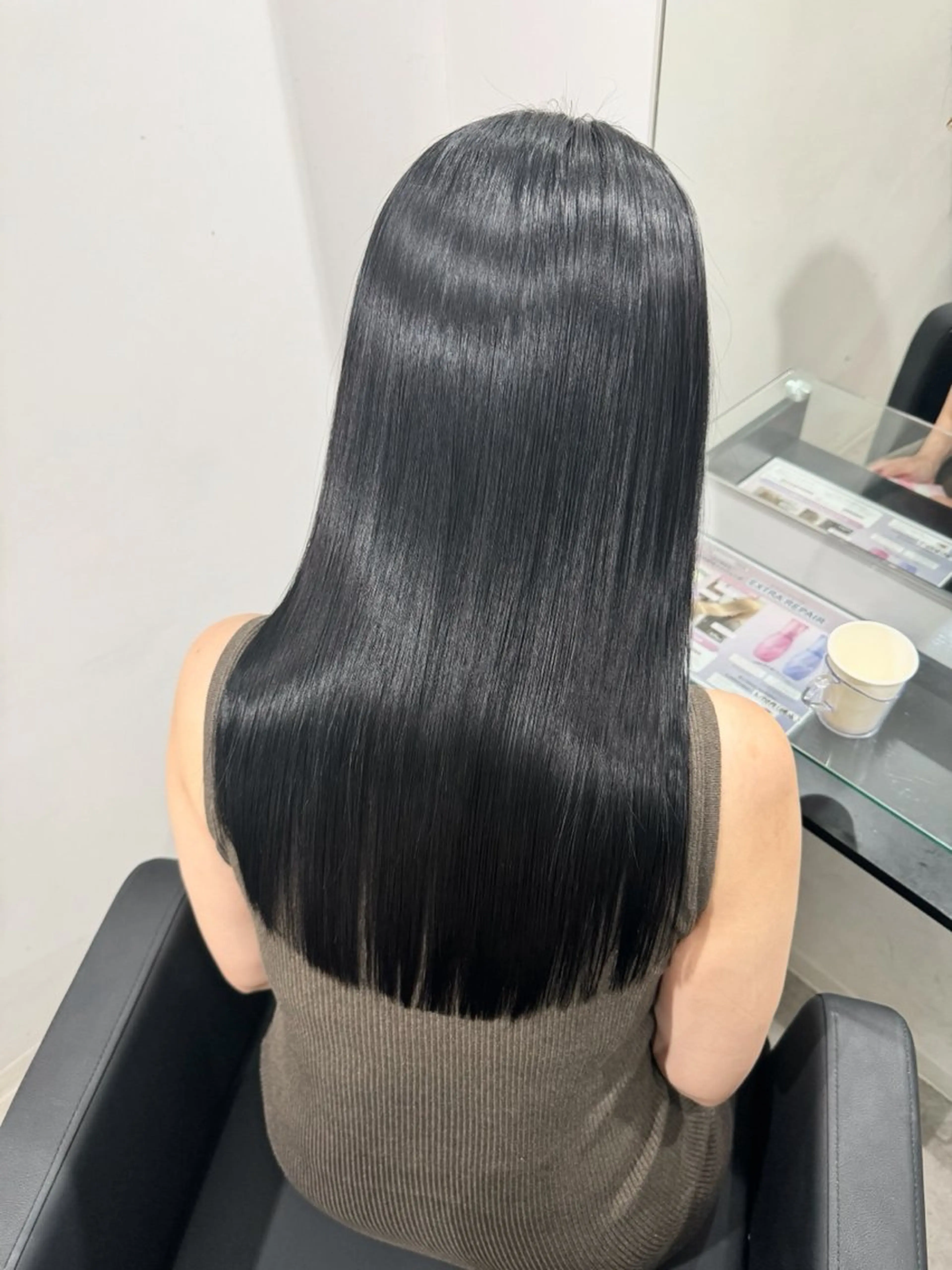 ロング 中村 俊介のヘアスタイル