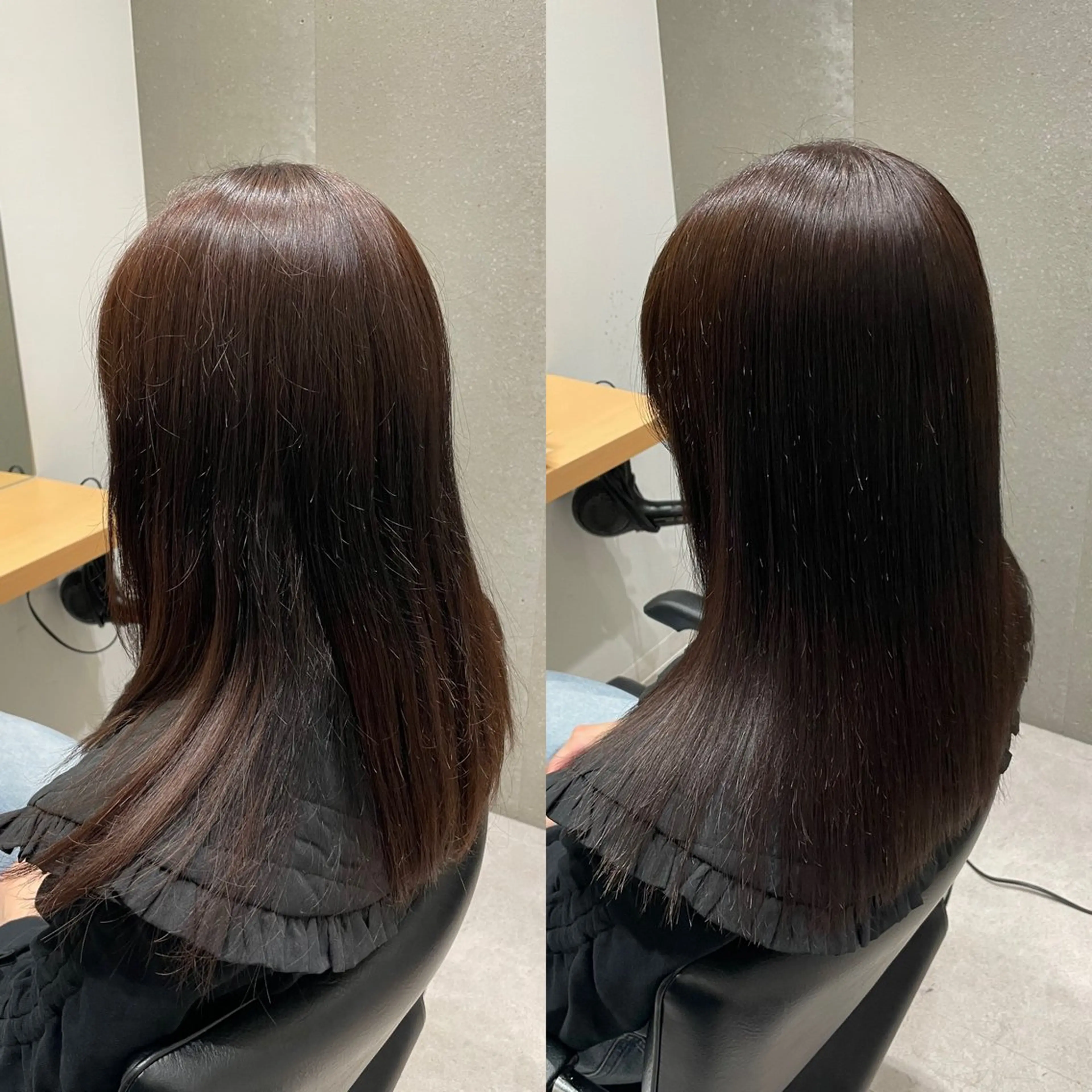 ロング カラー ケアカラー ロング トリートメント 髪質改善ヘアケア 艶髪特化/上田のヘアスタイル