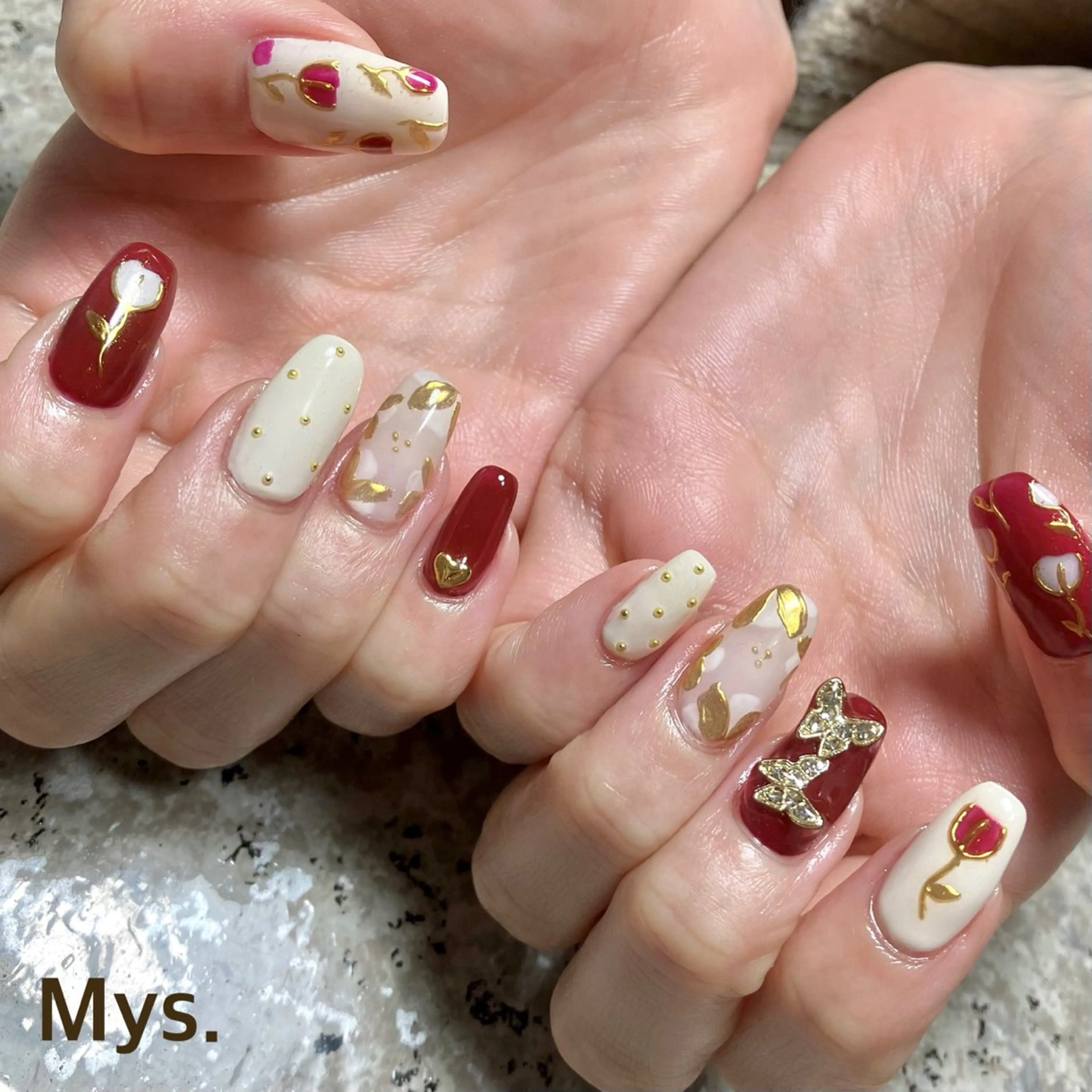 ネイル ハンドネイル Mys. 三上紗紀のネイルデザイン