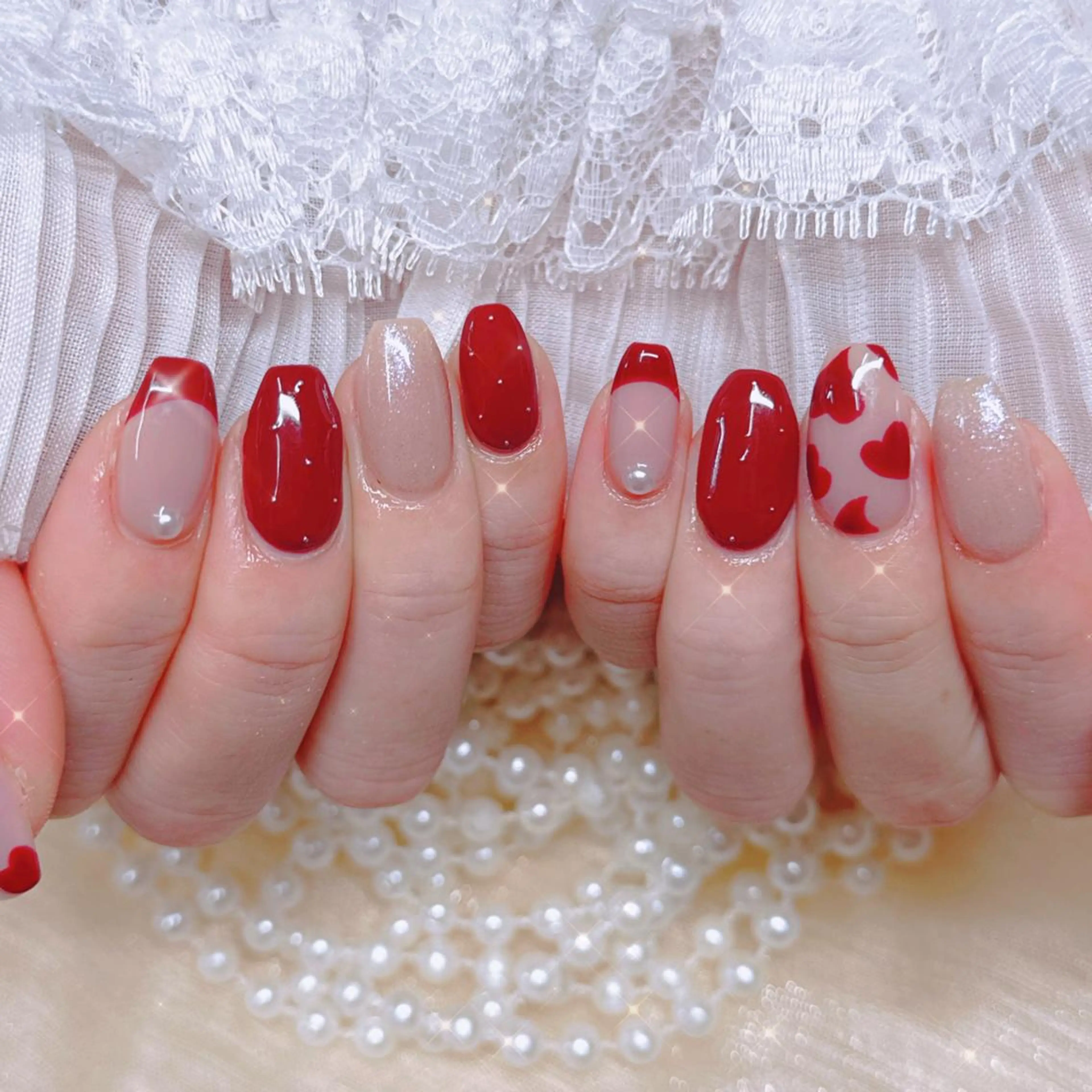 ネイル ハンドネイル queens nailsalonのネイルデザイン