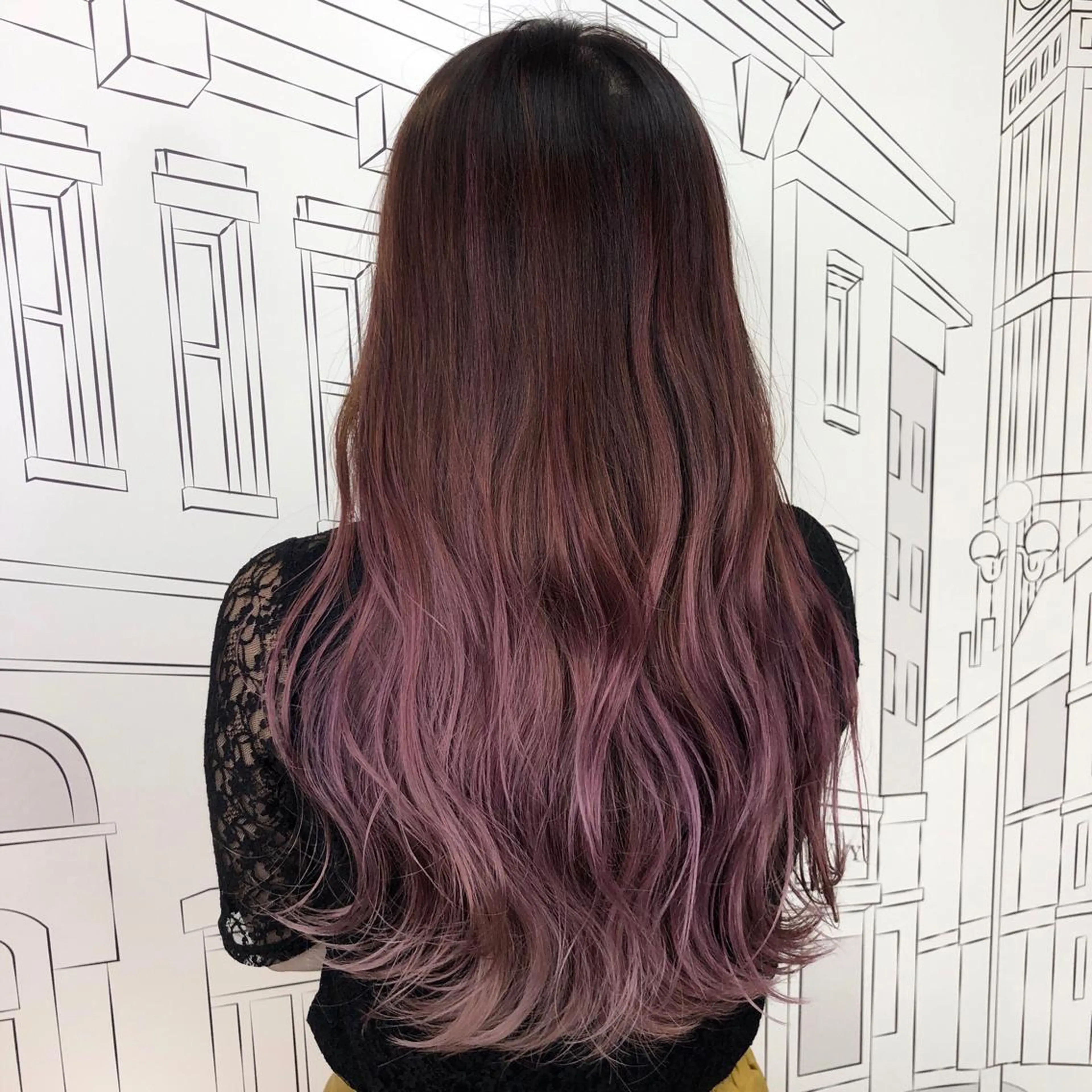 ロング カラー レイヤー,ボブ / 彩未のヘアスタイル