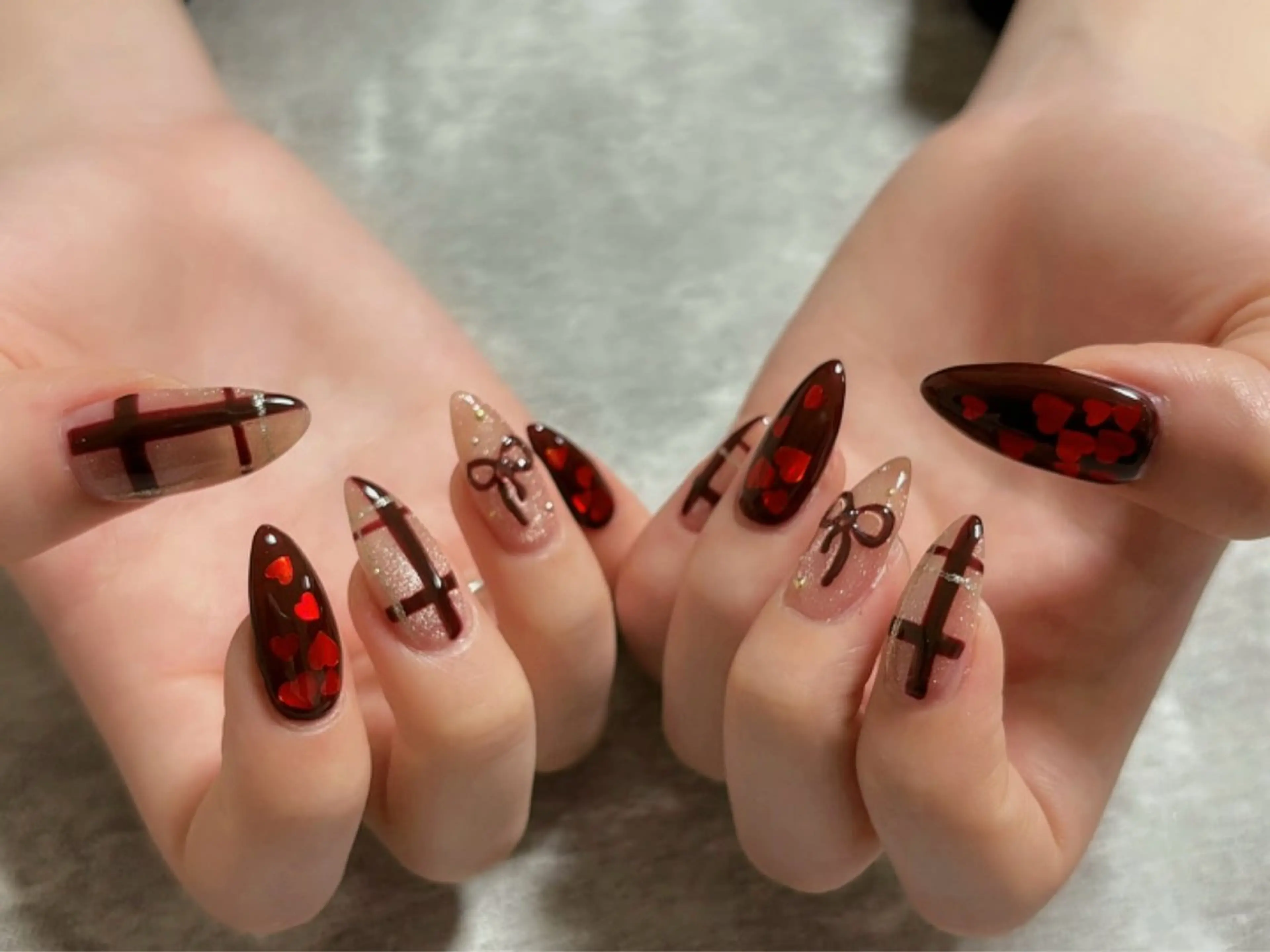 ネイル ハンドネイル 【Zina京都駅前】 きぬがわ らむのネイルデザイン