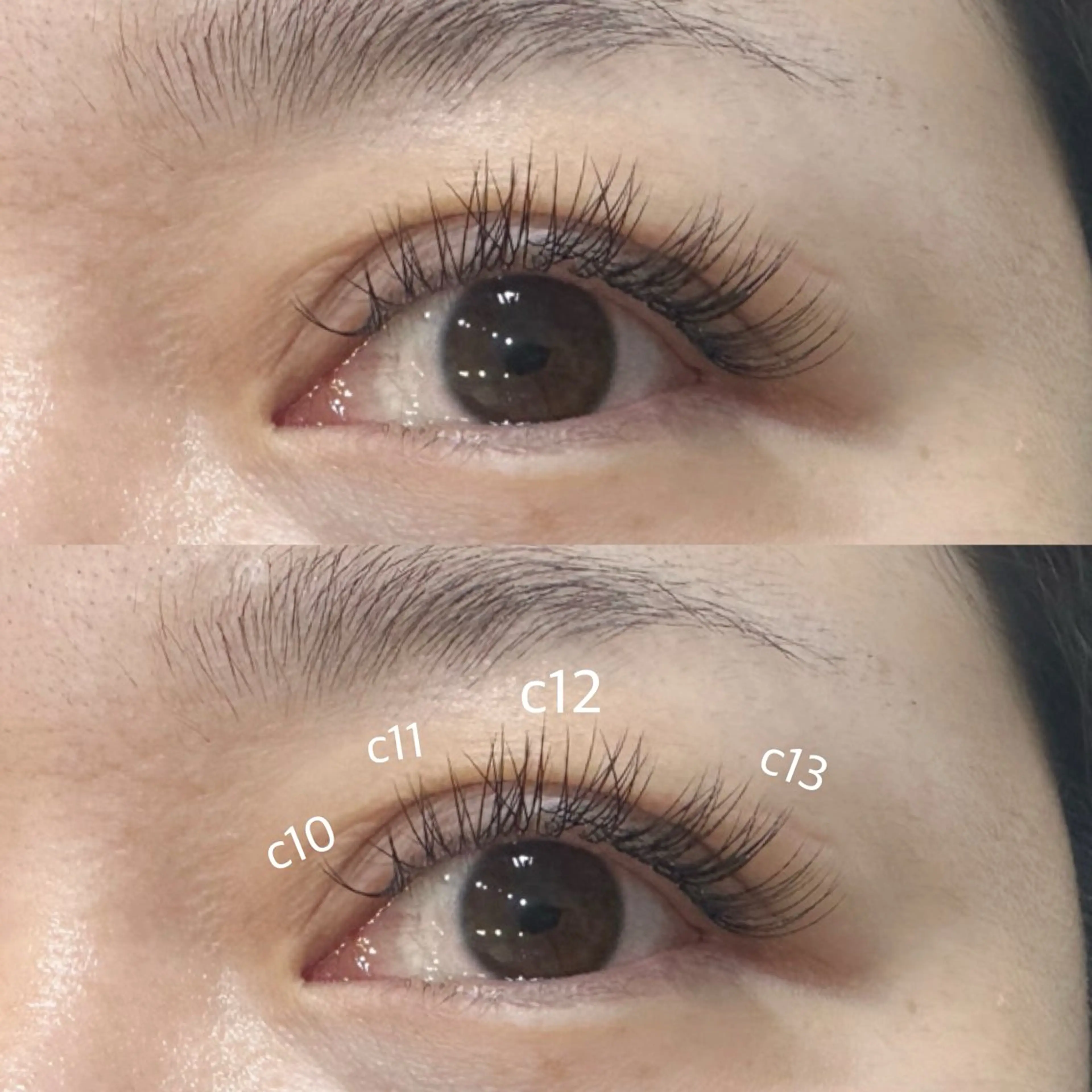 マツエク・マツパ 目尻長め 巻口 さくらのマツエク・マツパデザイン