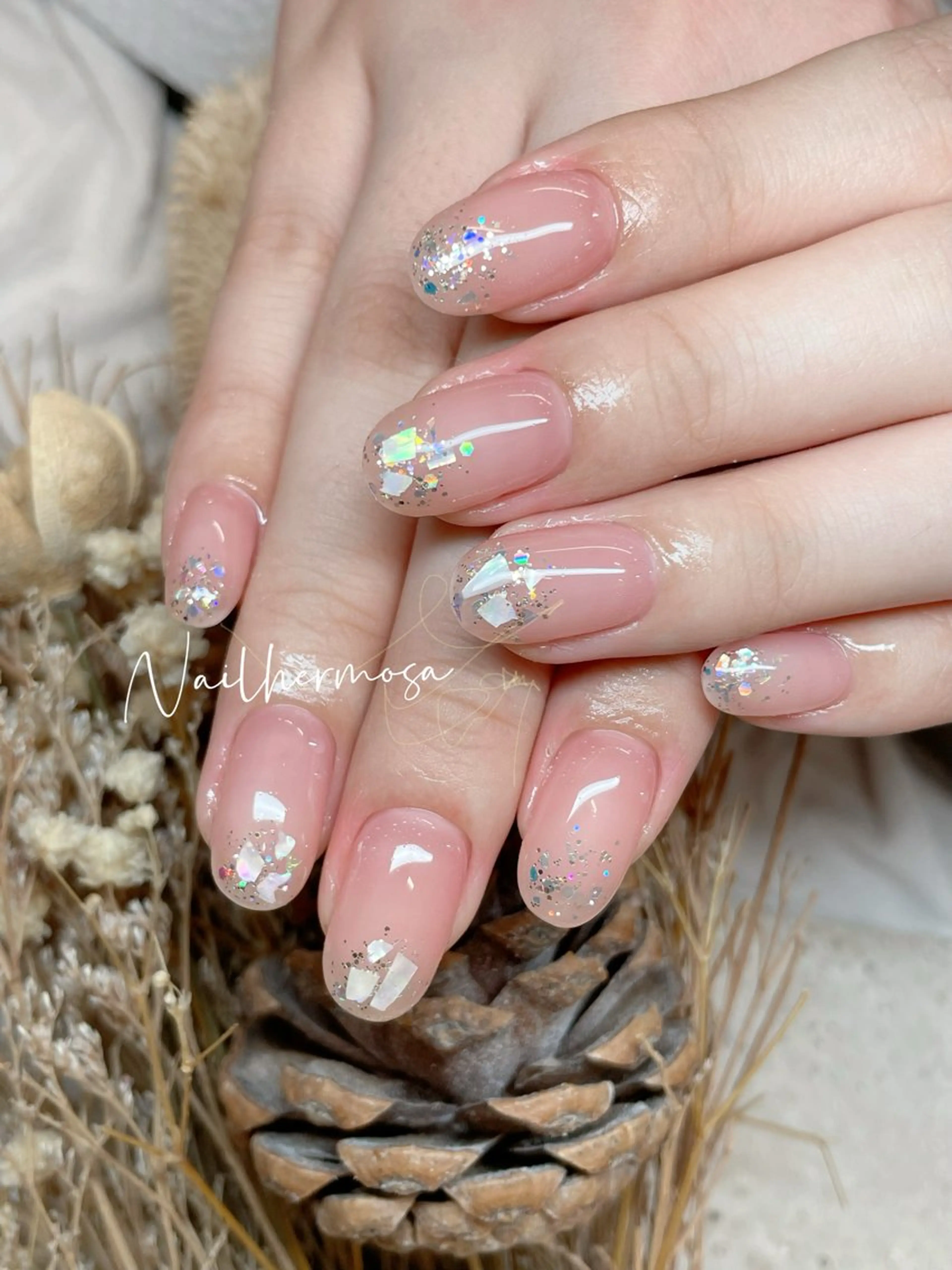 ネイル 長さ出し フラッシュネイル フットネイル ジェルネイル マグネットネイル ハンドネイル ネイル エルモサのネイルデザイン