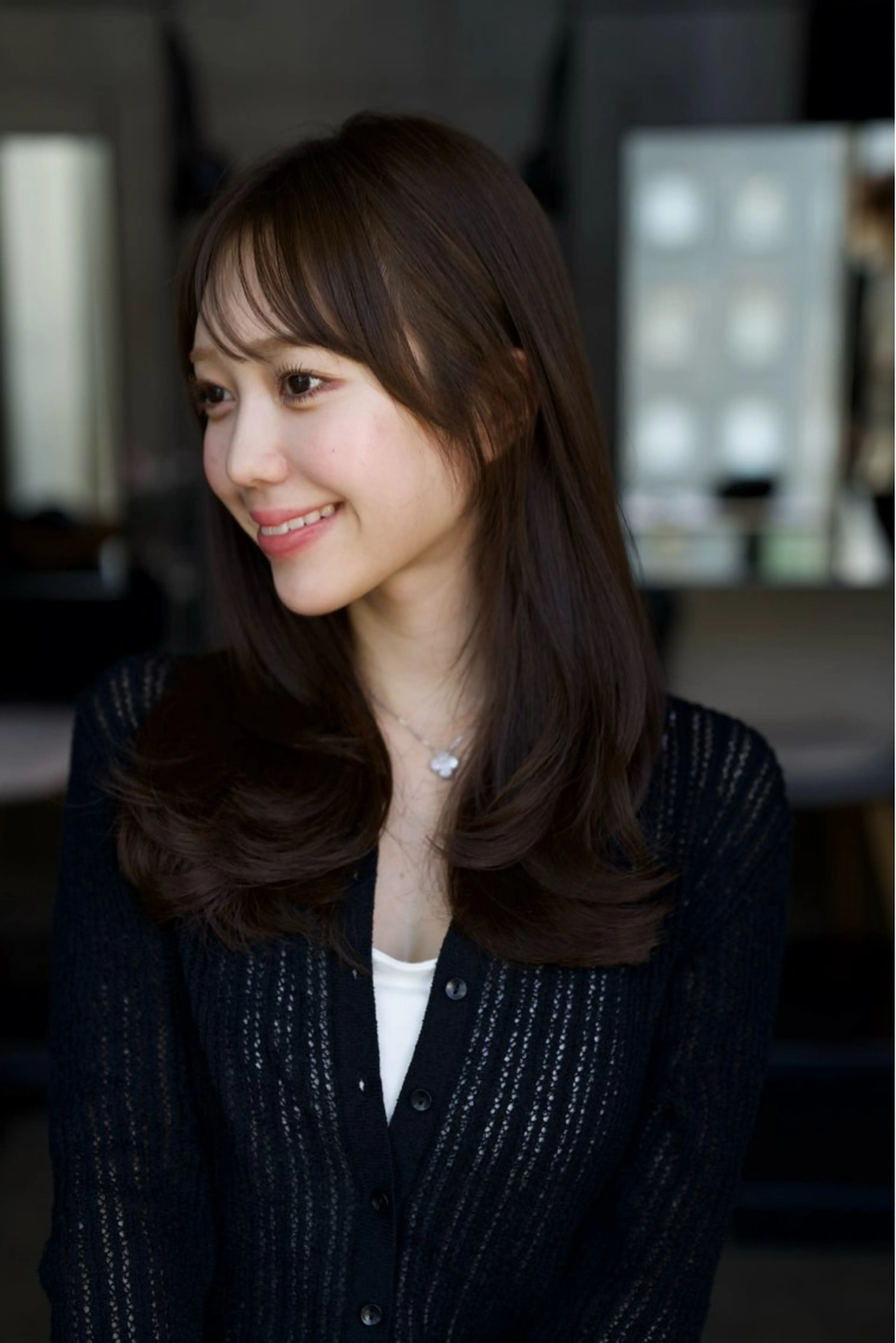 セミロング ヘアカラー ANJU/上品カラー /似合わせカラー💖のヘアスタイル
