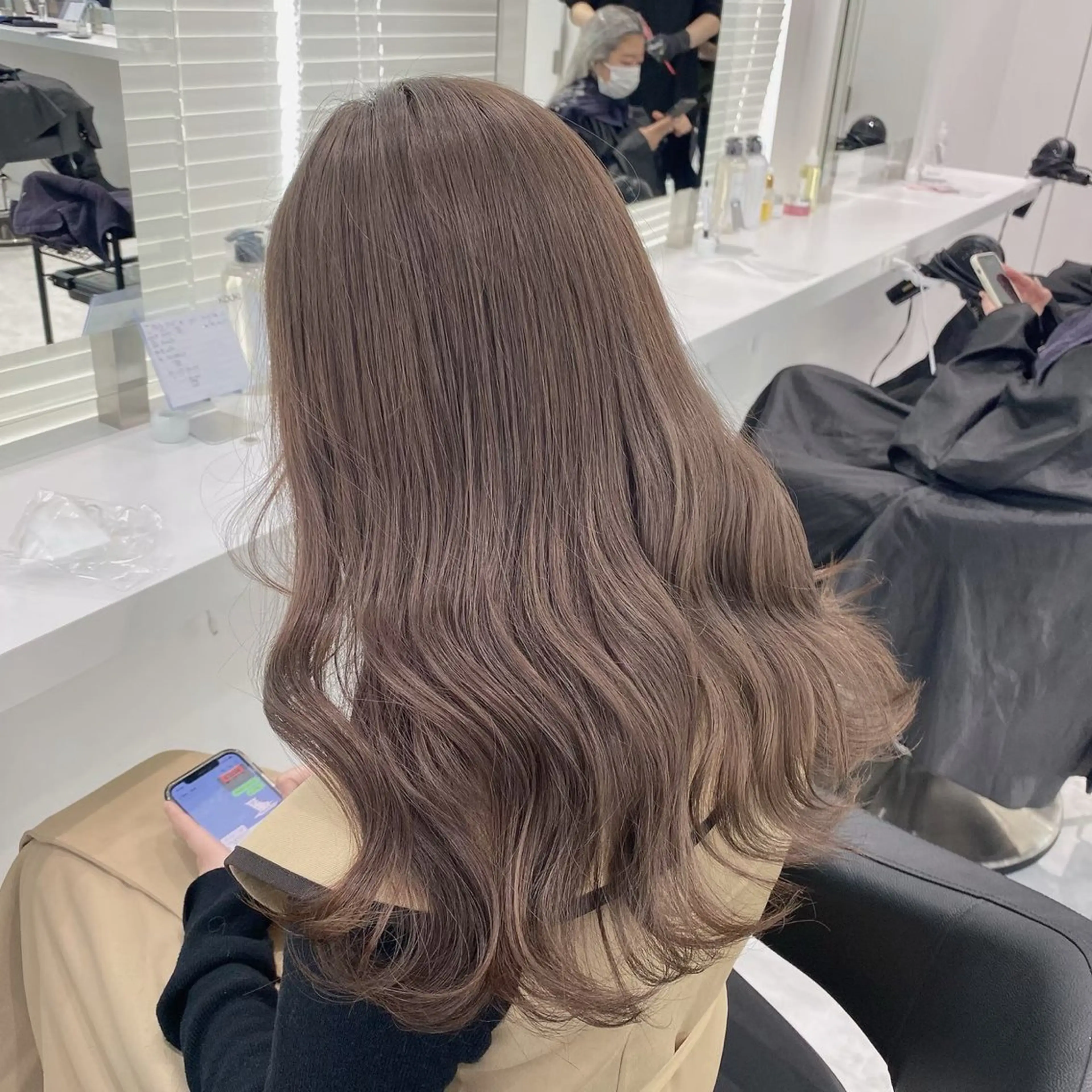 セミロング カラー 🌿透明感赤み消し Keishin🌿のヘアスタイル