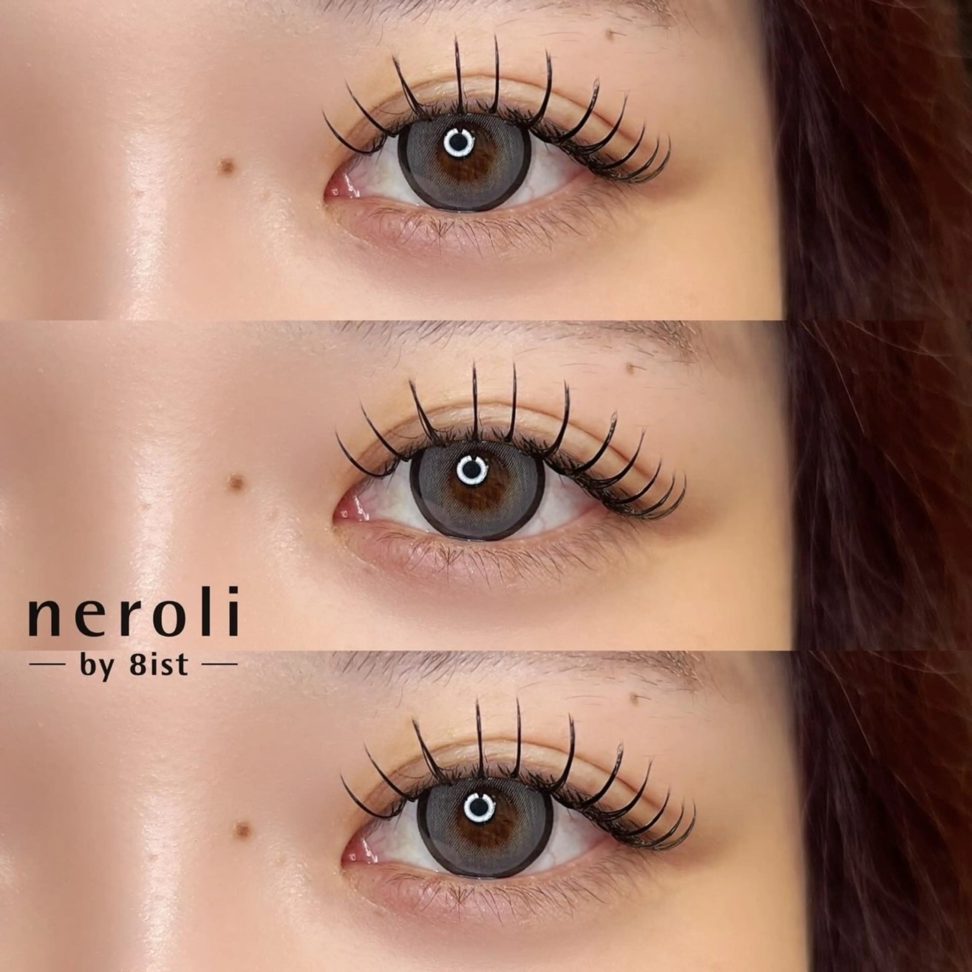 マツエク・マツパ フラットラッシュ Hoshi .のマツエク・マツパデザイン