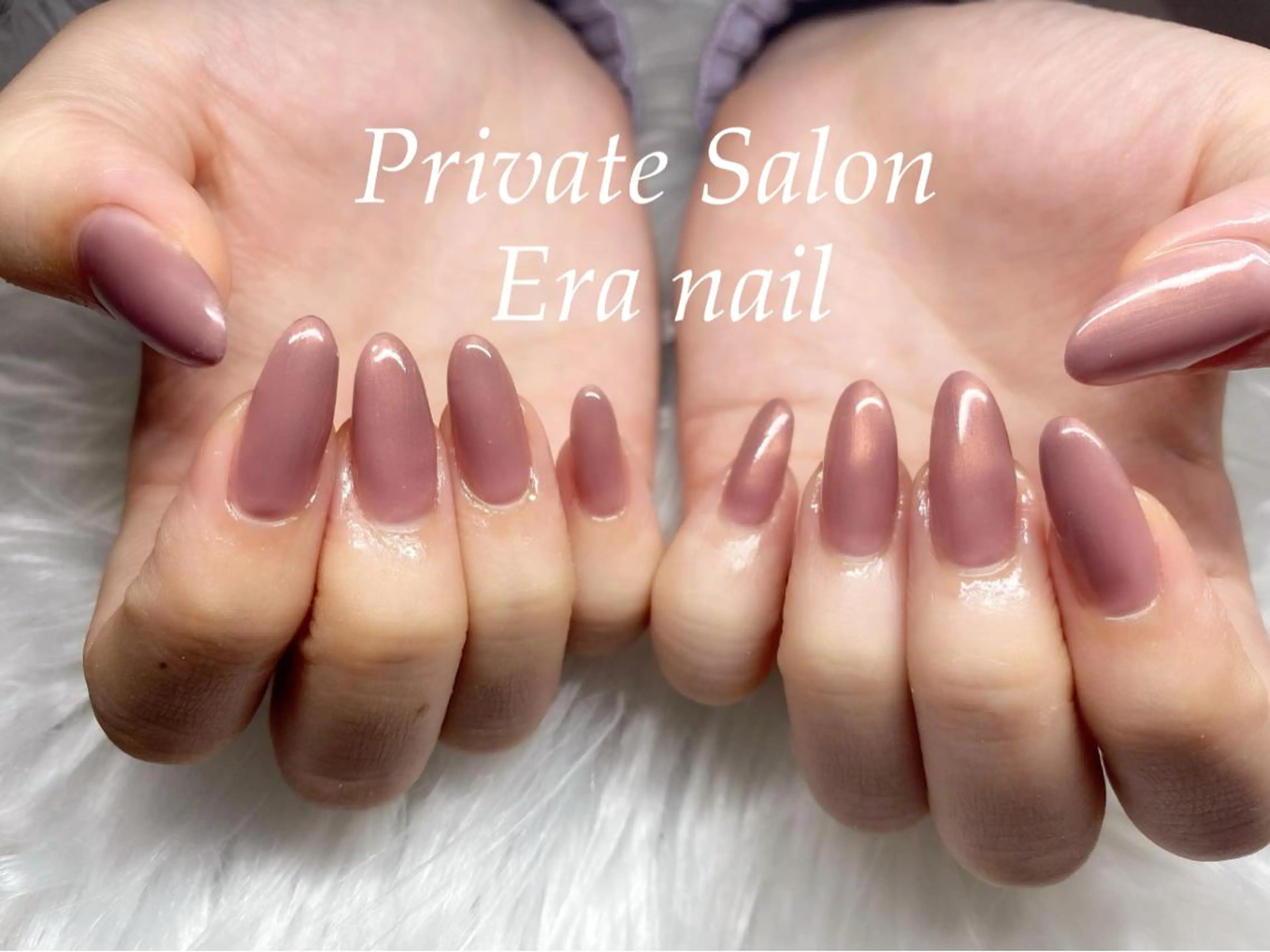 ネイル ワンカラーネイル ピンク Era nailのネイルデザイン