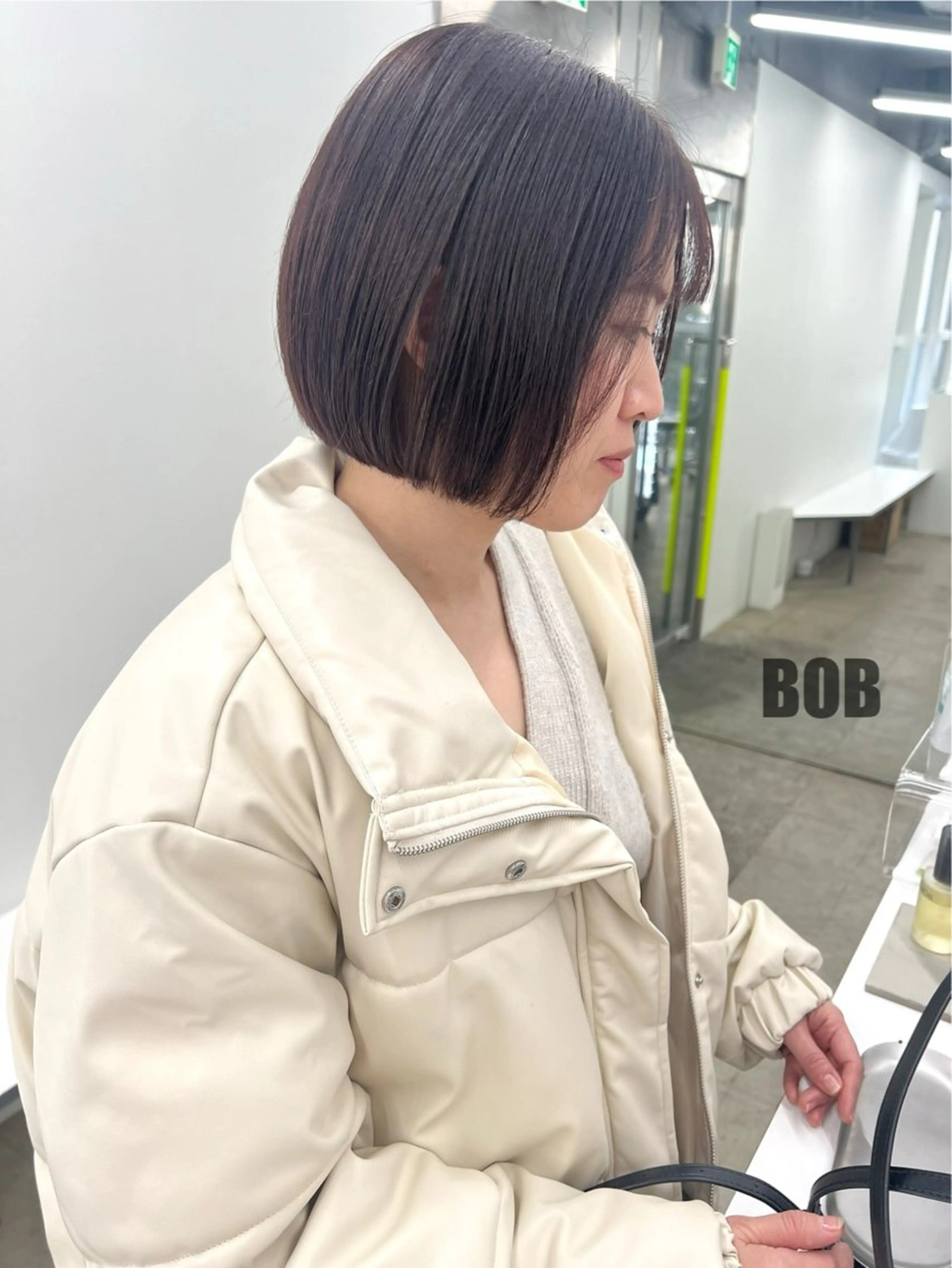 ショート ショートボブ ボブ 髪質改善 ショートヘア kaN./ボブ /髪質改善ストレートのヘアスタイル