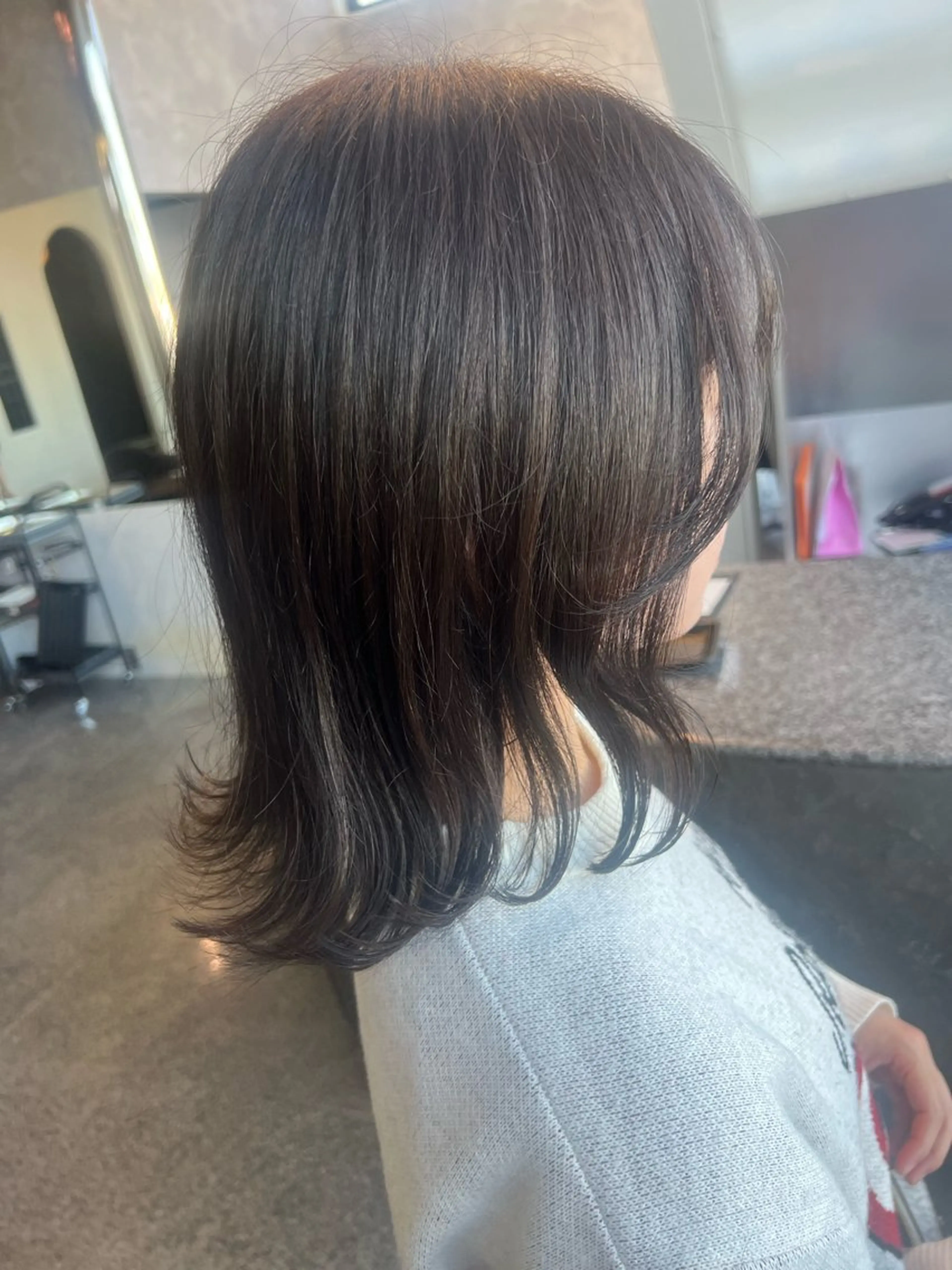 カラー アッシュ アッシュブラウン ブラウンカラー ヘアカラー 武田 瑞季のヘアスタイル