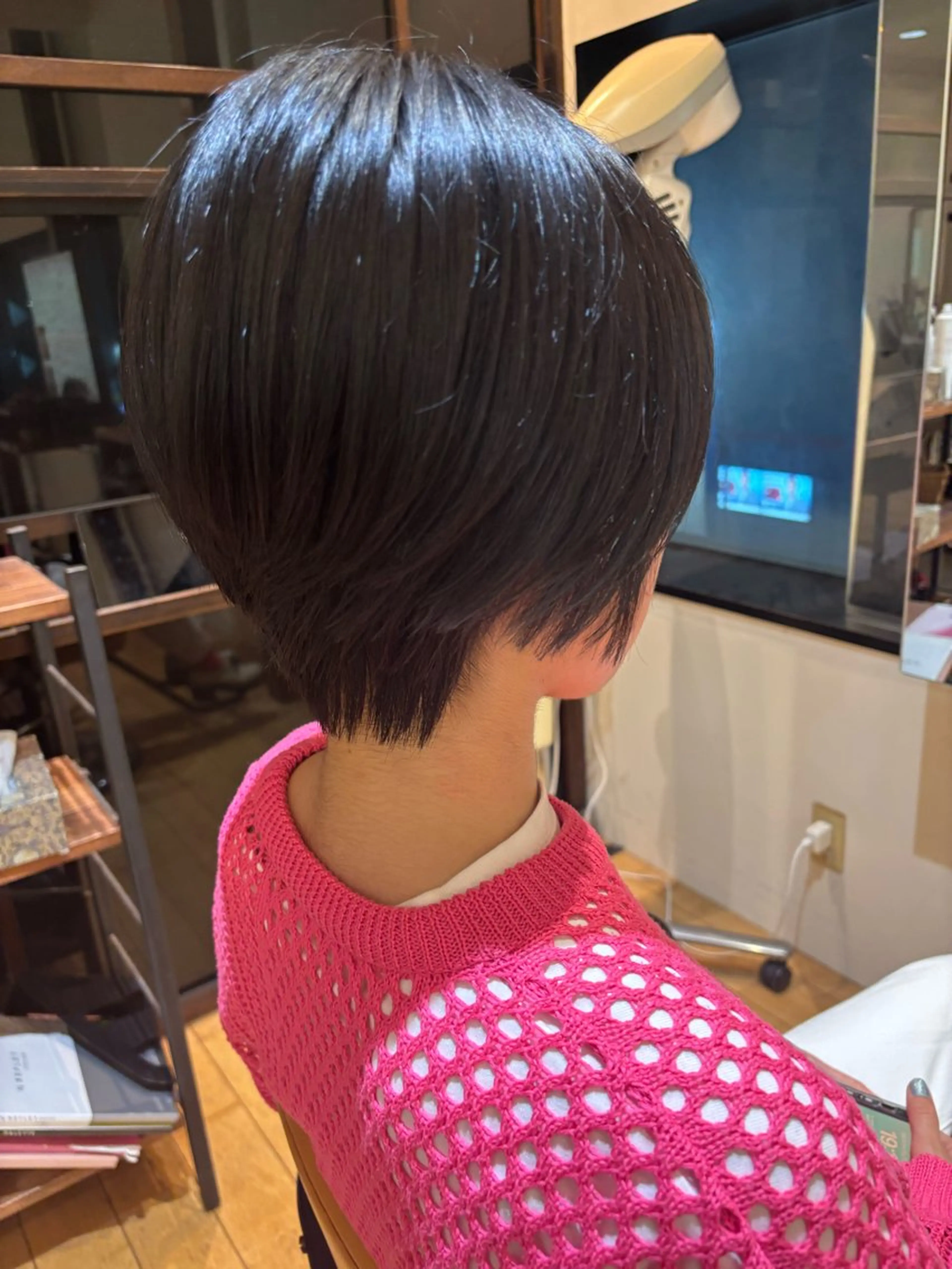 ショート おもだか　がく /横須賀中央のヘアスタイル