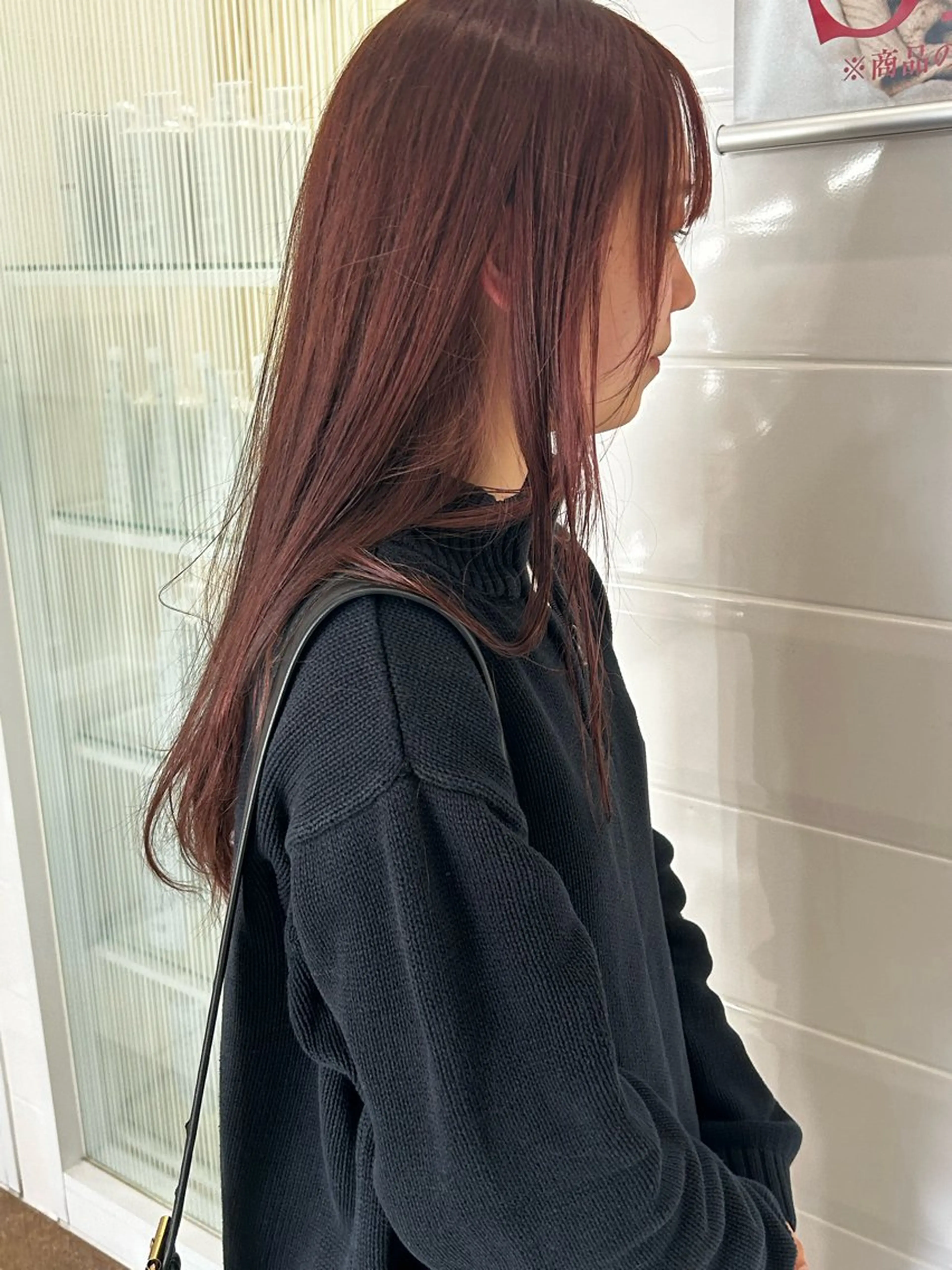 ロング カラー ラベンダーカラー ピンクカラー ピンクラベンダー 池田 翔元のヘアスタイル