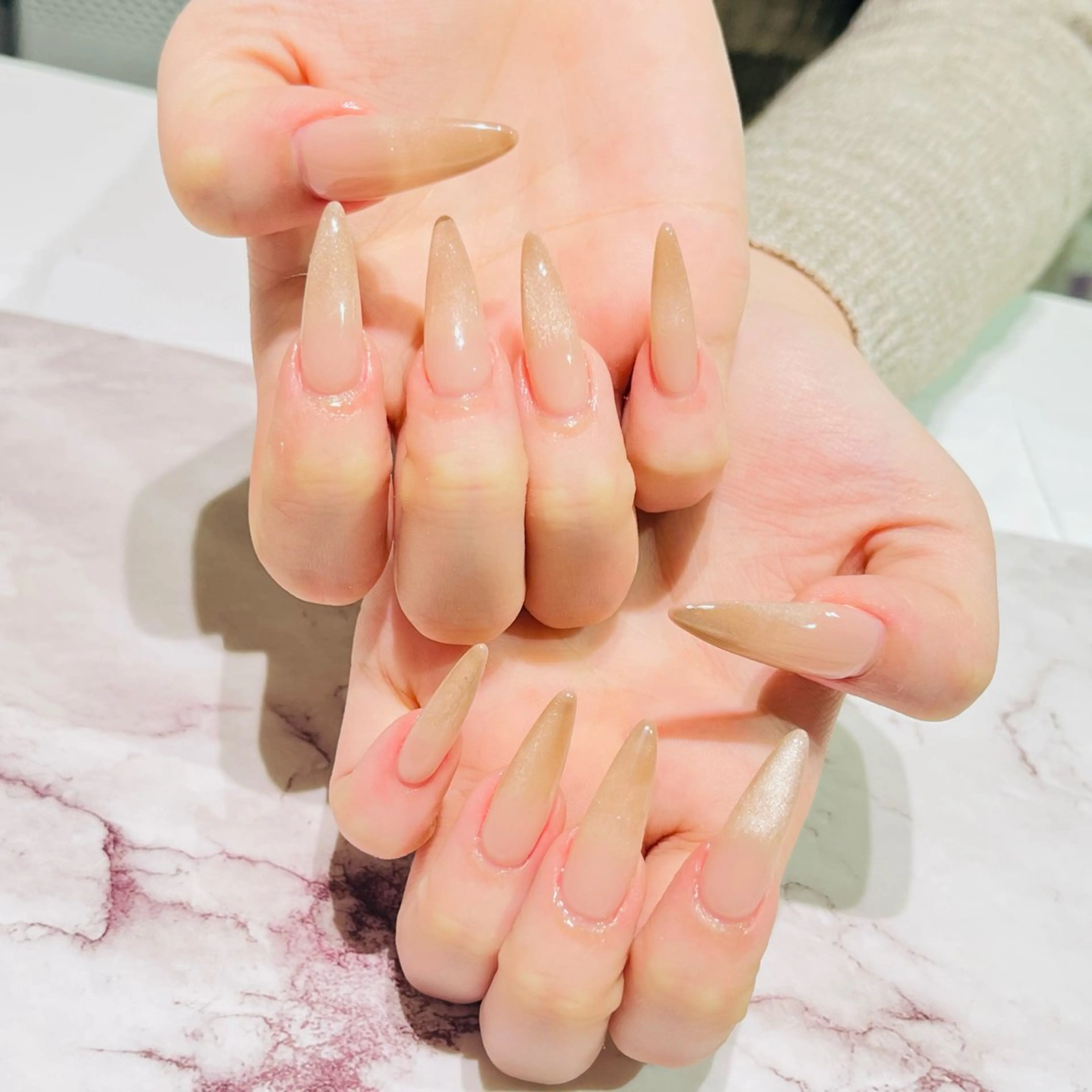 ネイル グラデーション ハンドネイル Hair removal & Beauty salon Produce by Lucia所属・nail salon Luciaのネイルデザイン