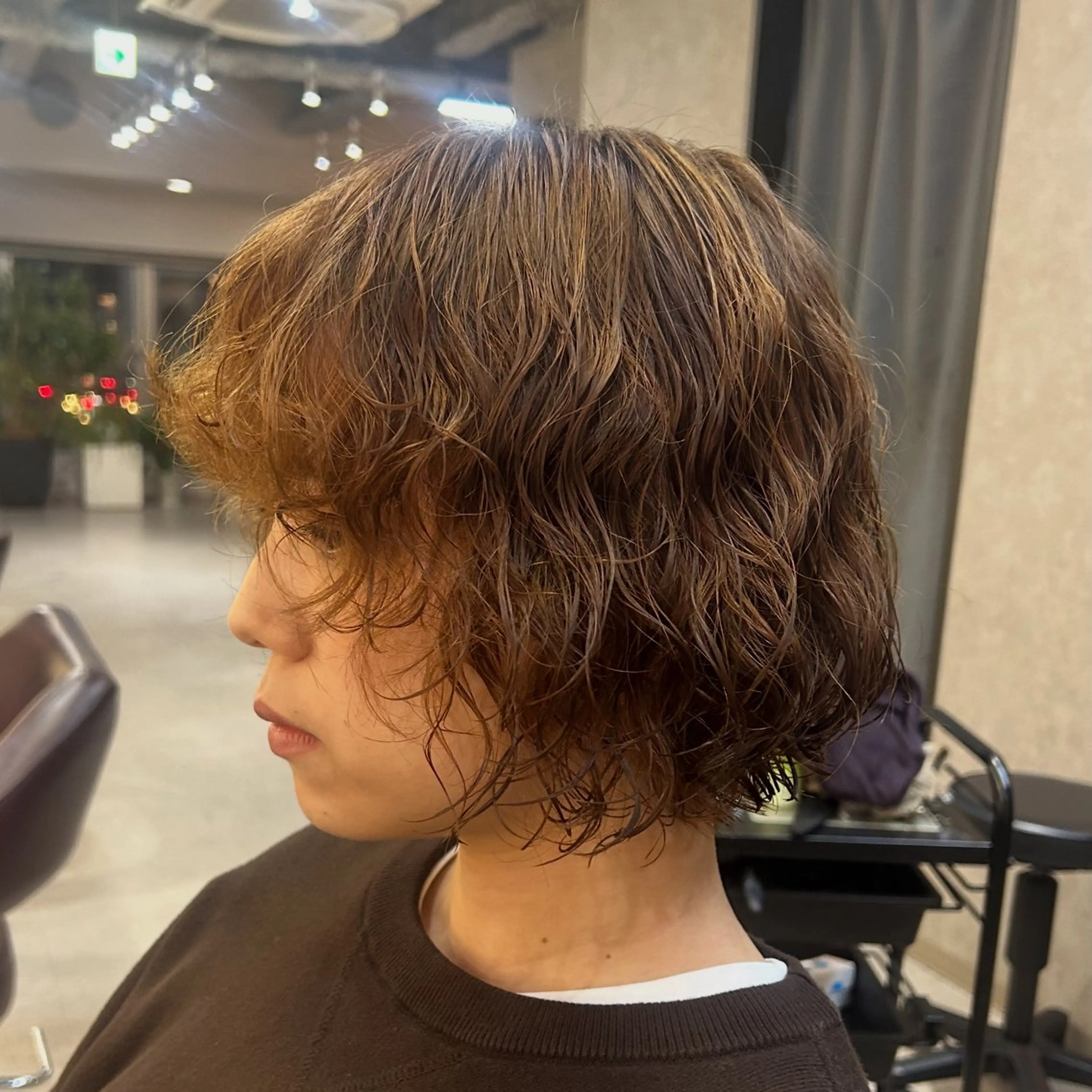 ショート パーマ ボブ パーマ か れんのヘアスタイル