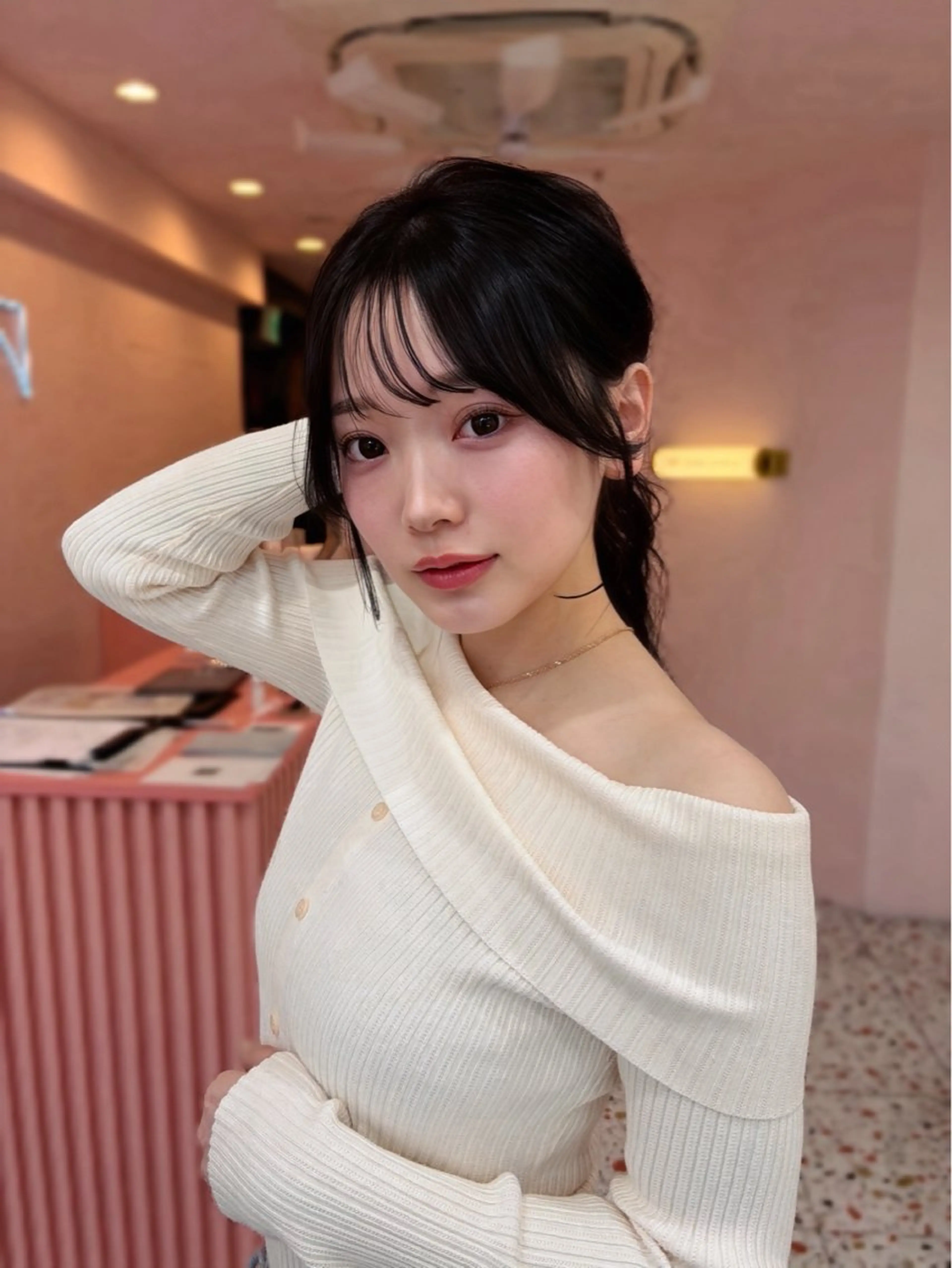 セミロング カット トリートメント 木串 楽人のヘアスタイル