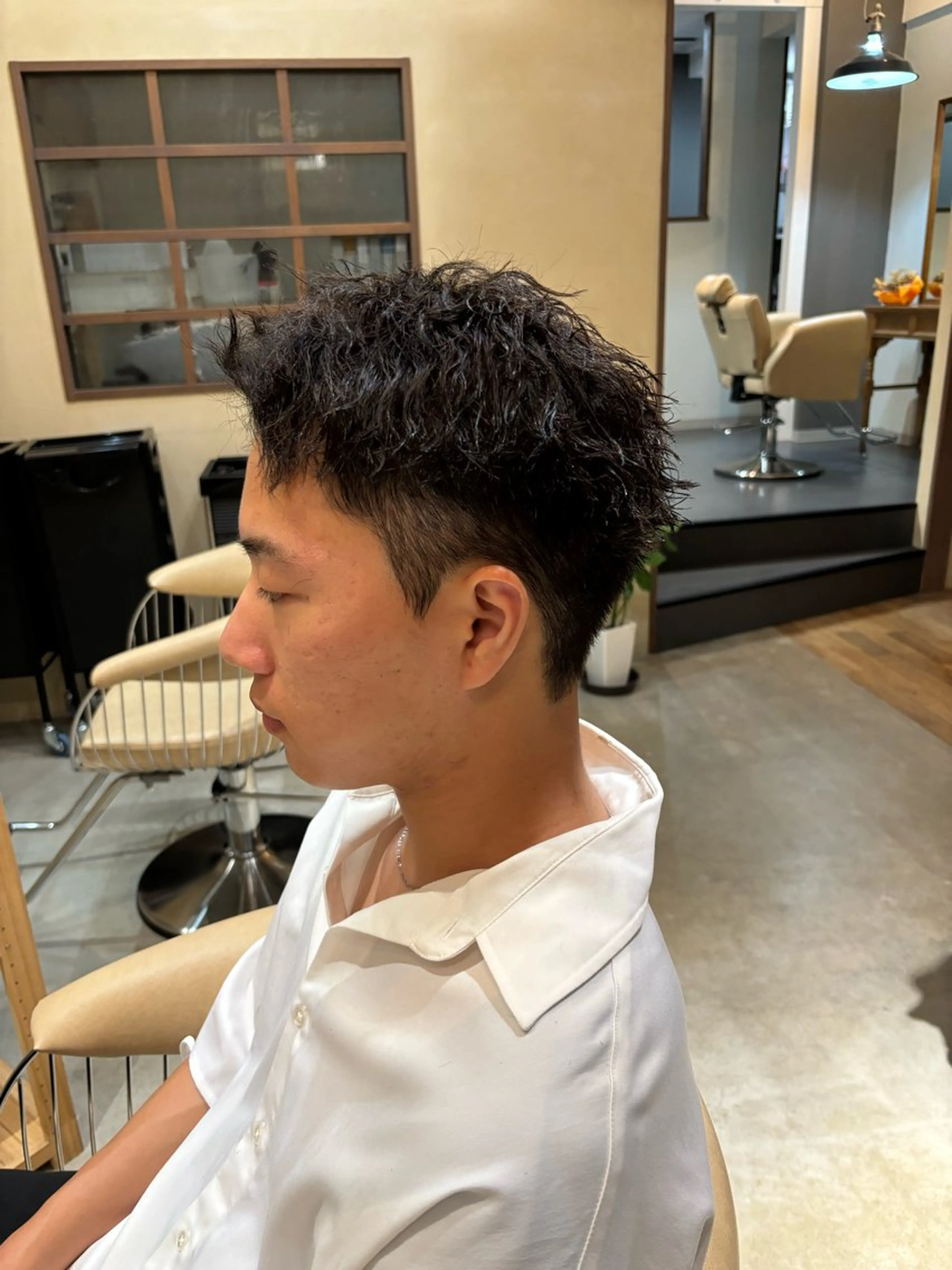 ショート メンズ カット パーマ トリートメント 鹿児島 TSUBASAのヘアスタイル