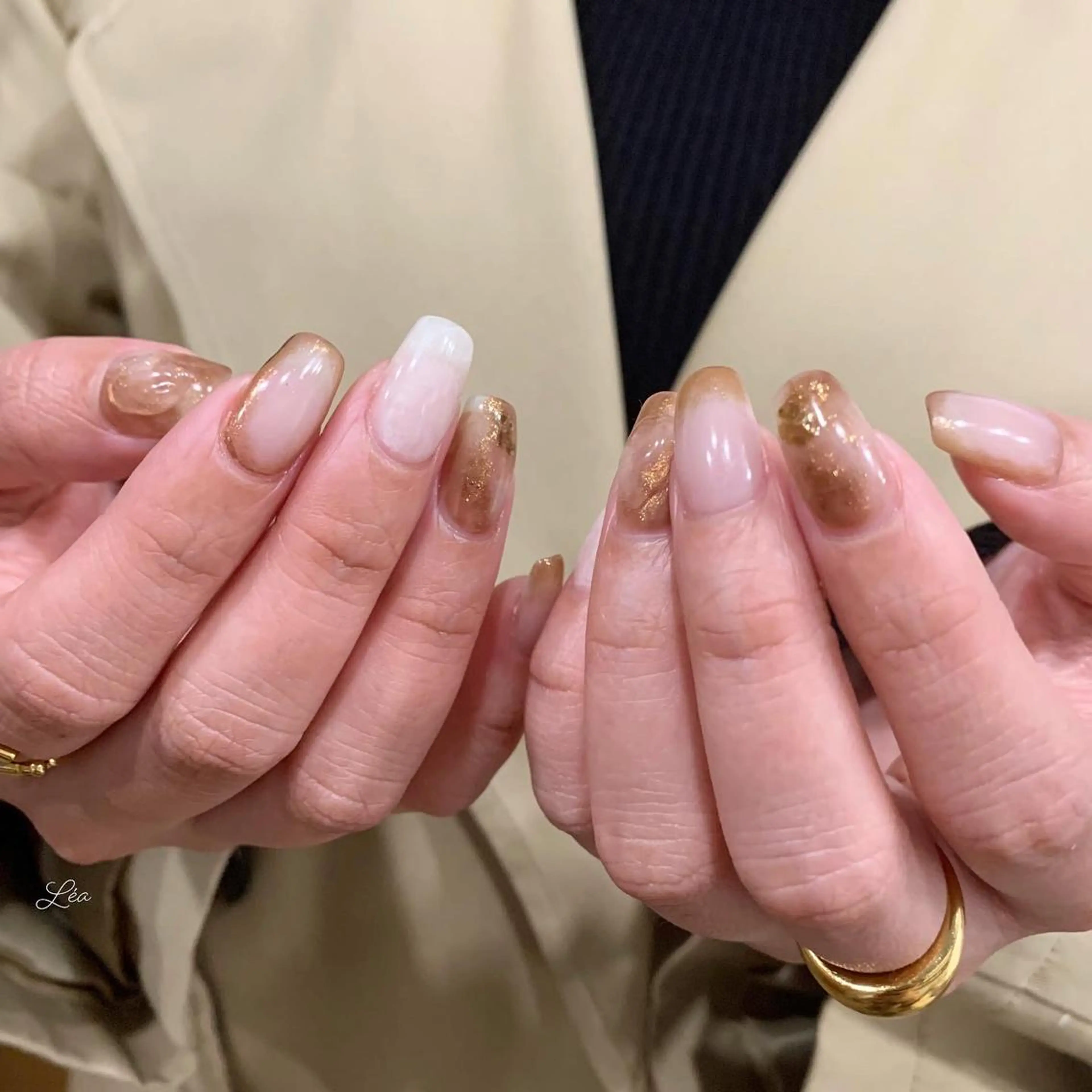ネイル ジェルネイル パラジェル Léa nailのネイルデザイン