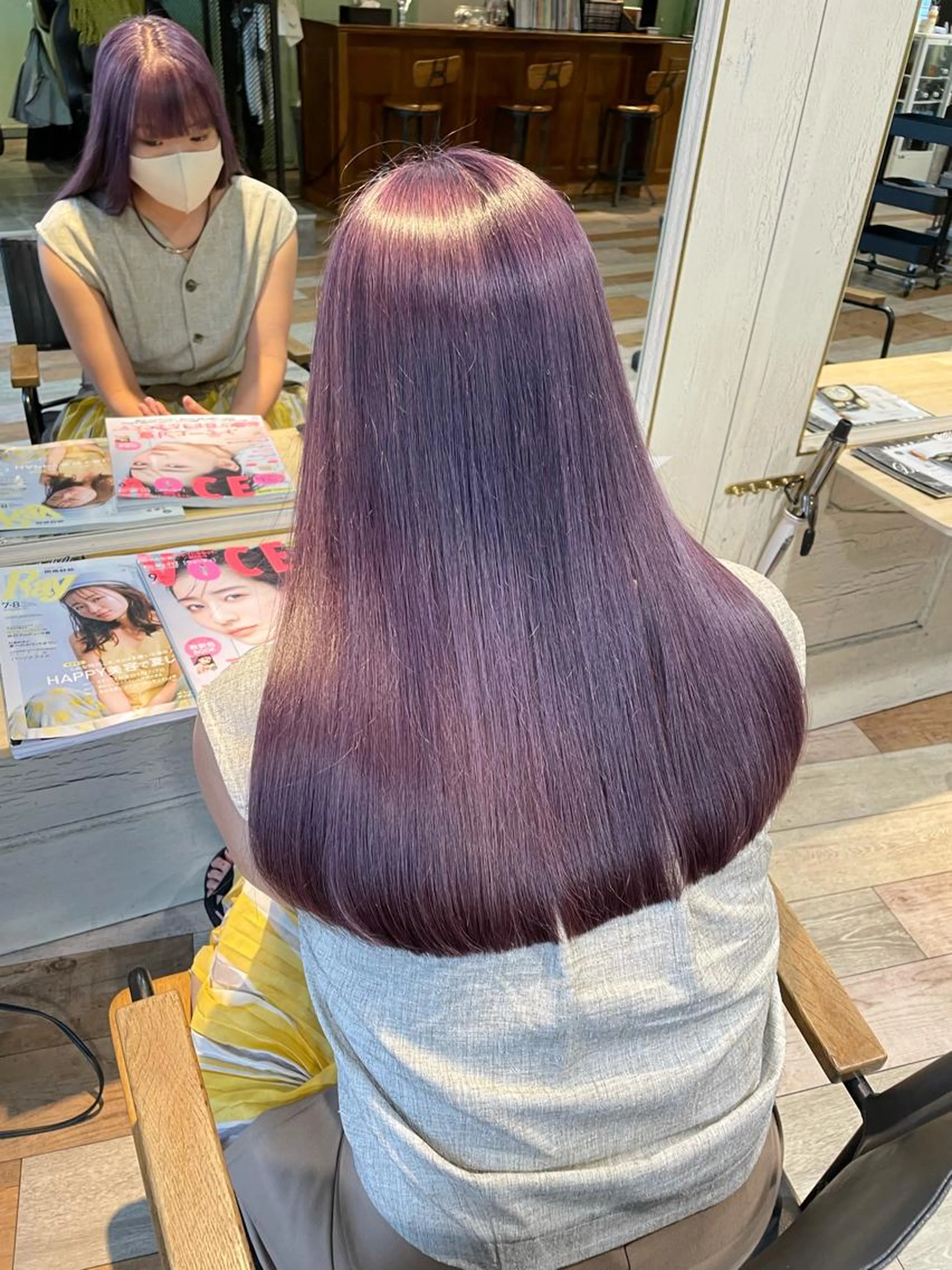 ✨今回もお任せあれ♪✨ワンカラー💕8300😍トリートメント付き🤭の写真