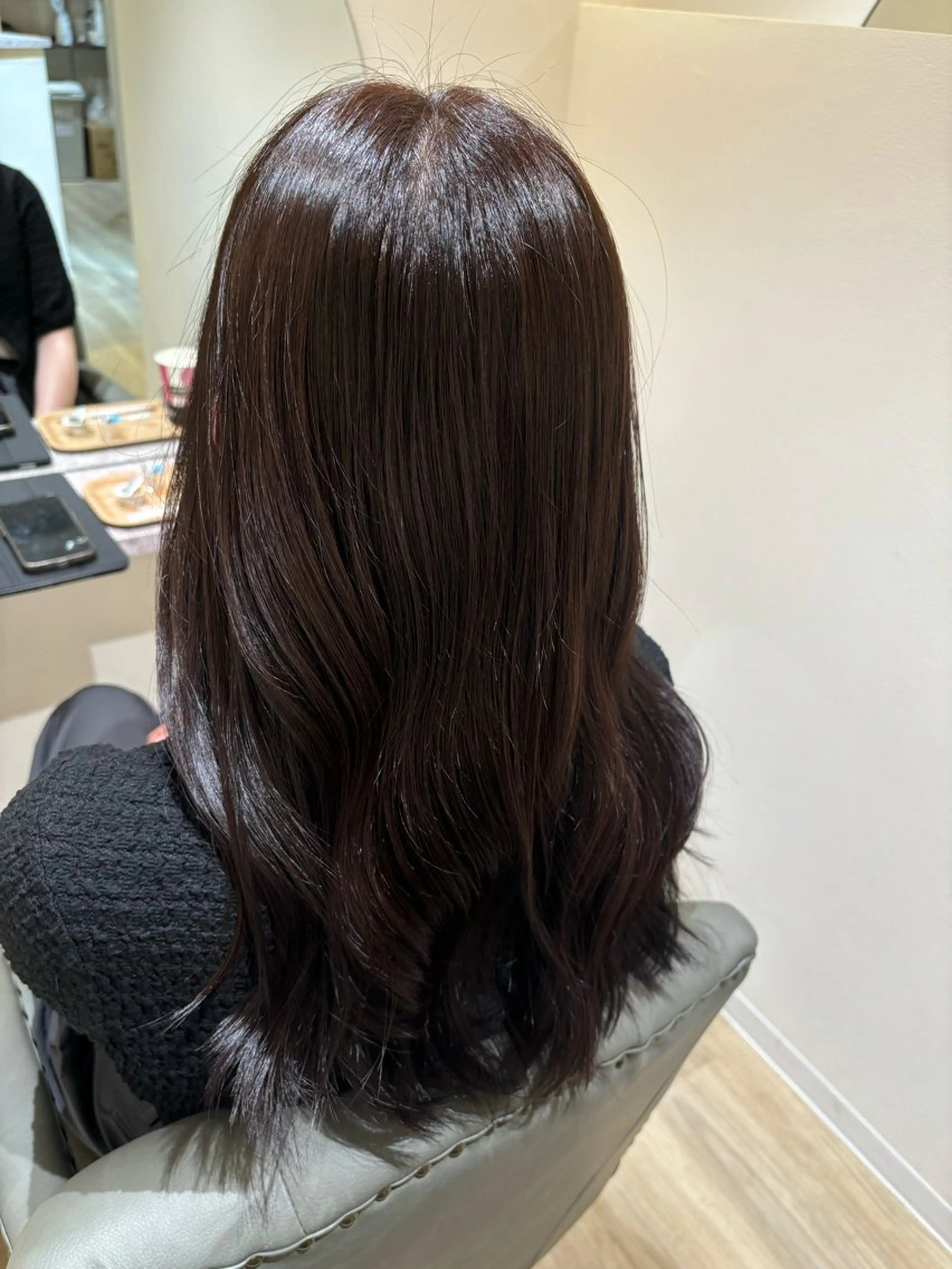 ロング 中田 渚のヘアスタイル