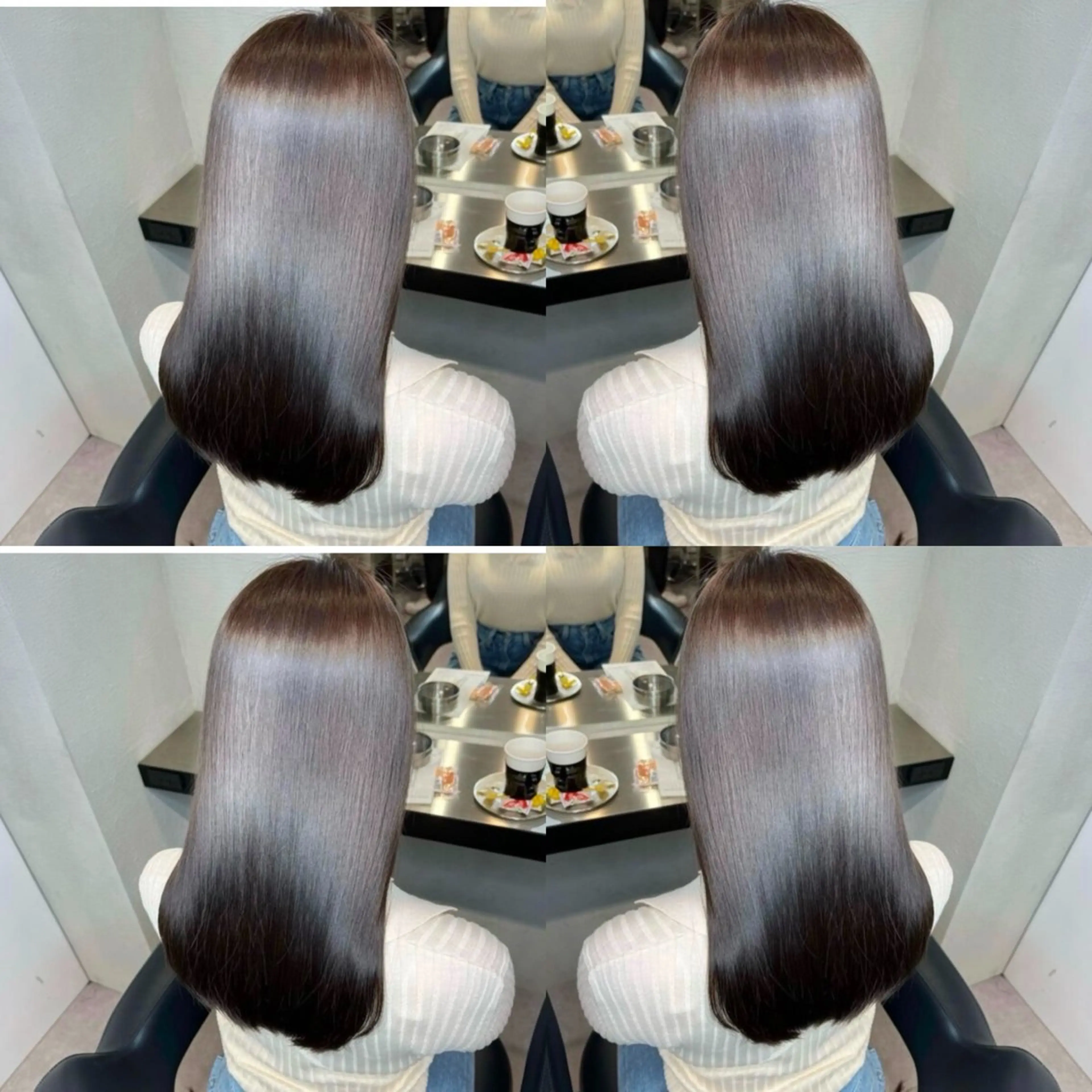 セミロング カラー 髪質改善 カット 縮毛矯正 トリートメント 🌈代表 🌈macotoのヘアスタイル