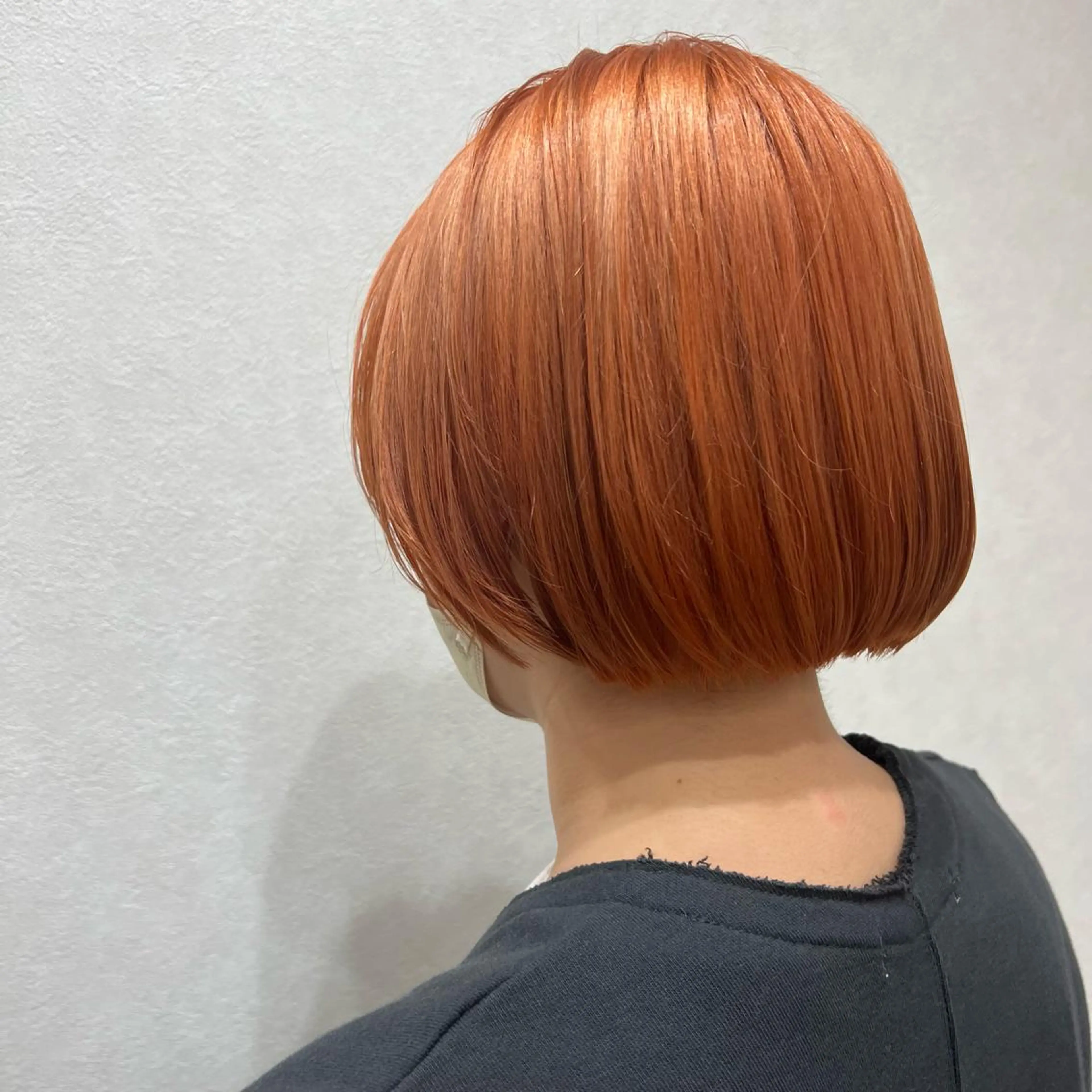 ミディアム カラー オレンジ カット ヘアカラー トリートメント 🍇おぐら めぐみ🍇のヘアスタイル